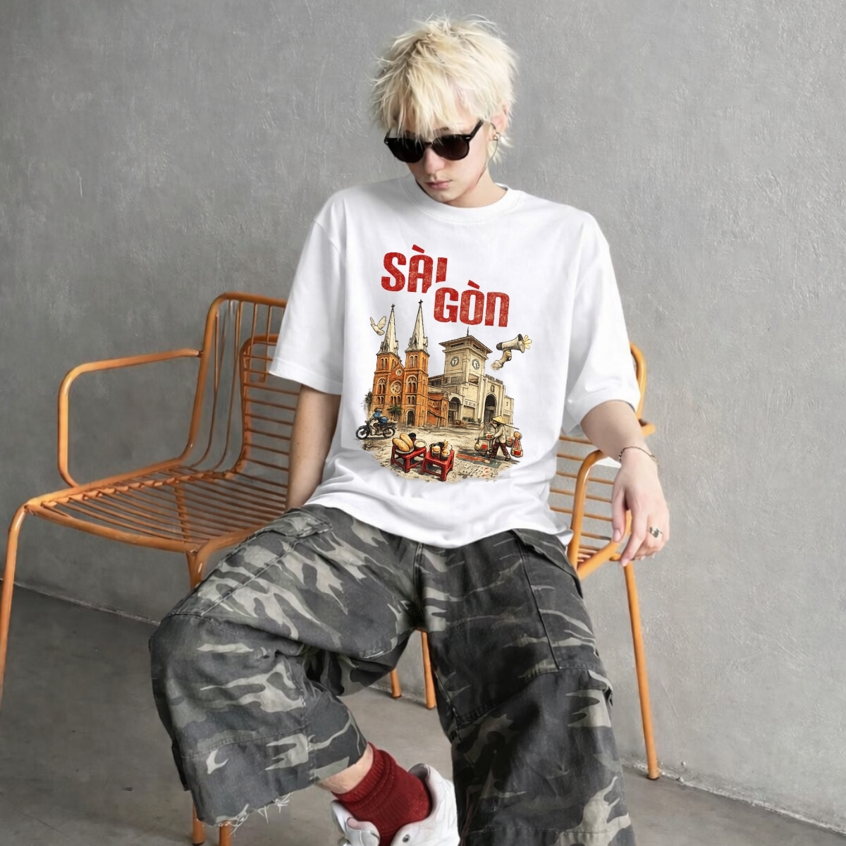 Áo thun unisex UX30-1181 địa điểm nổi tiếng SÀI GÒN dáng oversized local brand WETEE_thumbnail_0