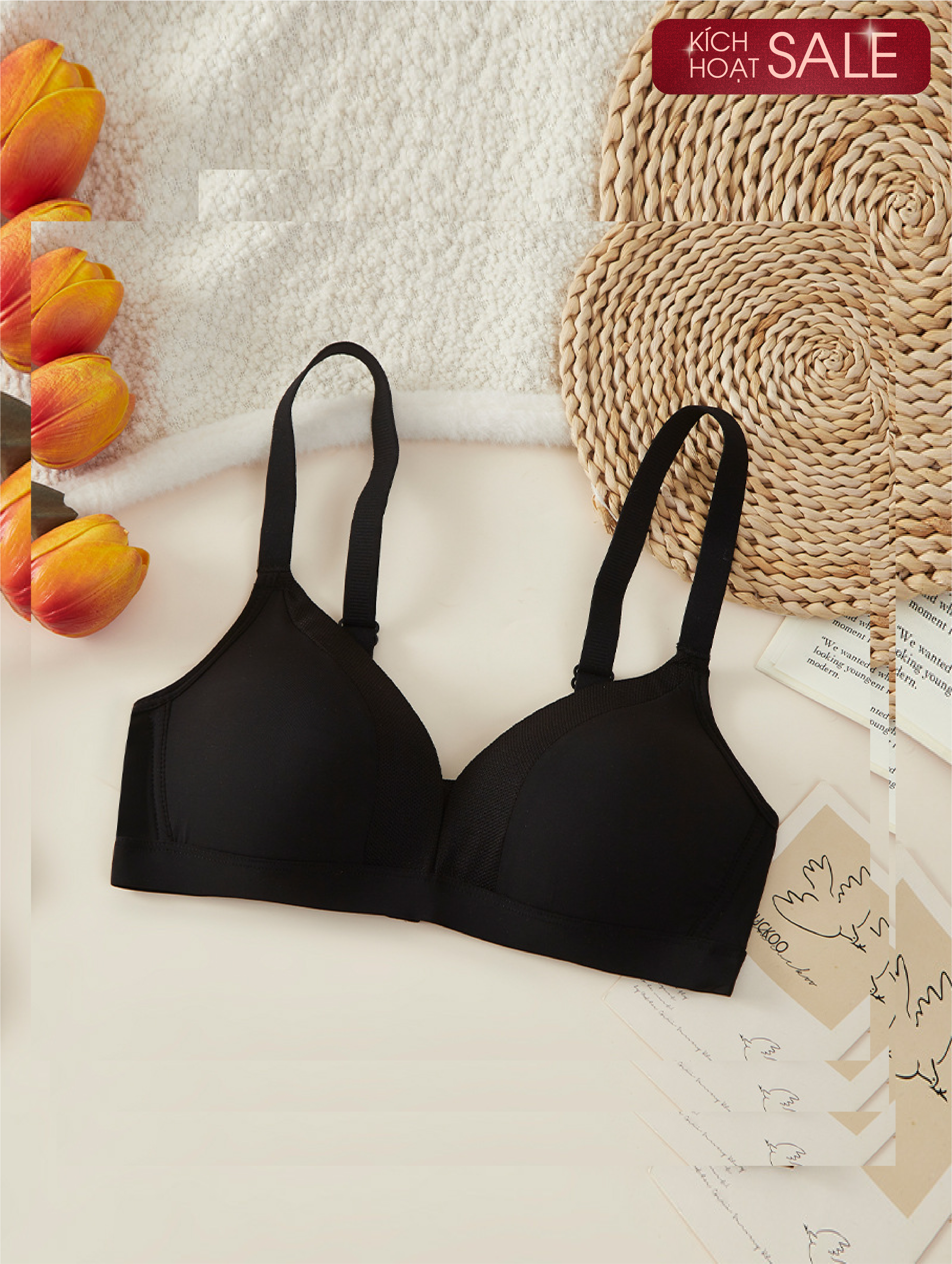 3AL39 - Áo Lót Nữ Chất Su