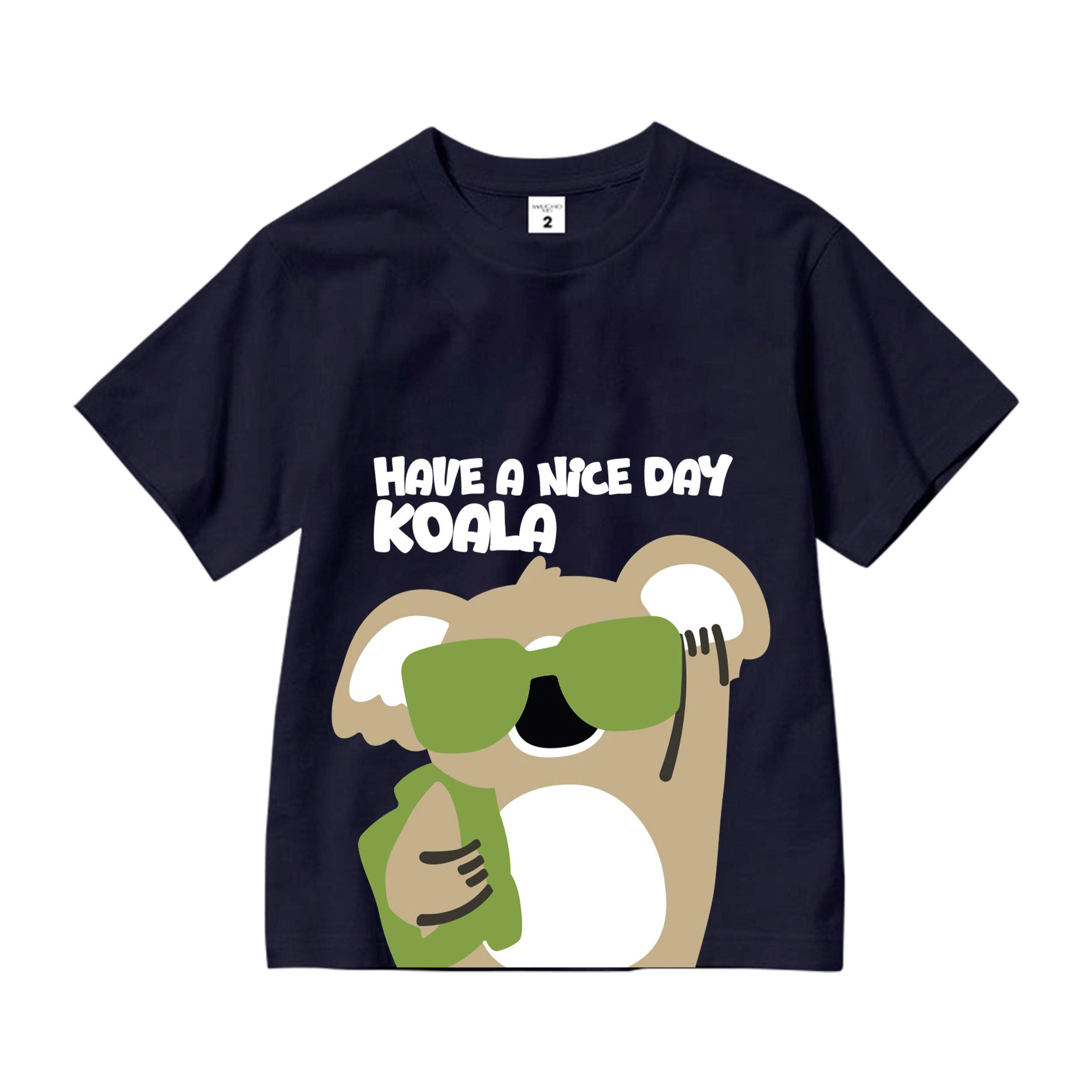 Áo thun form rộng in họa tiết dễ thương cho bé AED2305 Miucho Kid vải cotton thoáng mát mềm mại_thumbnail_12