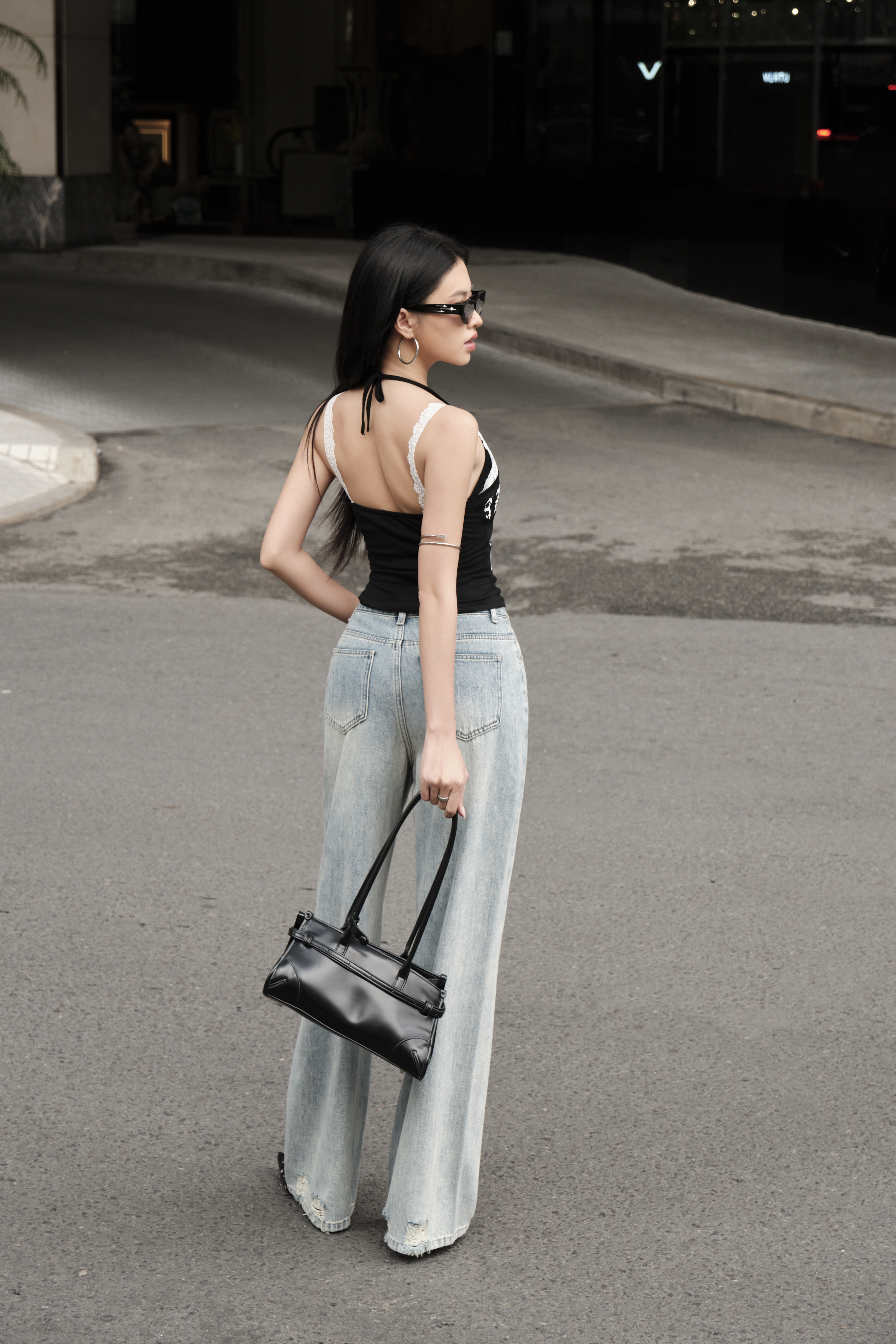 [ GUTOU ] Quần Jean Basic Rách Cá Tính_thumbnail_3