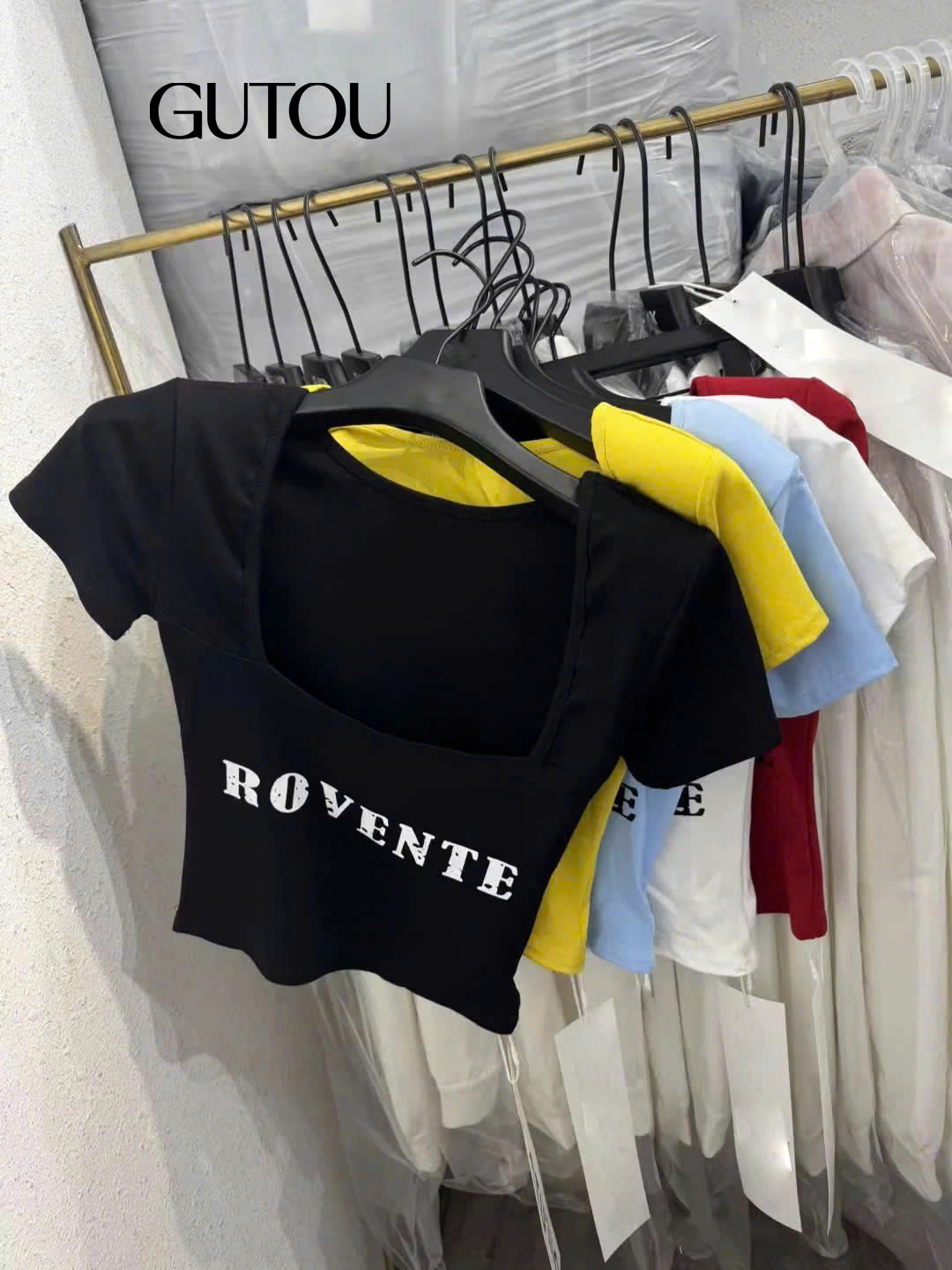 [ GUTOU ] Áo Cổ Rộng In Chữ ROVENTE_thumbnail_7