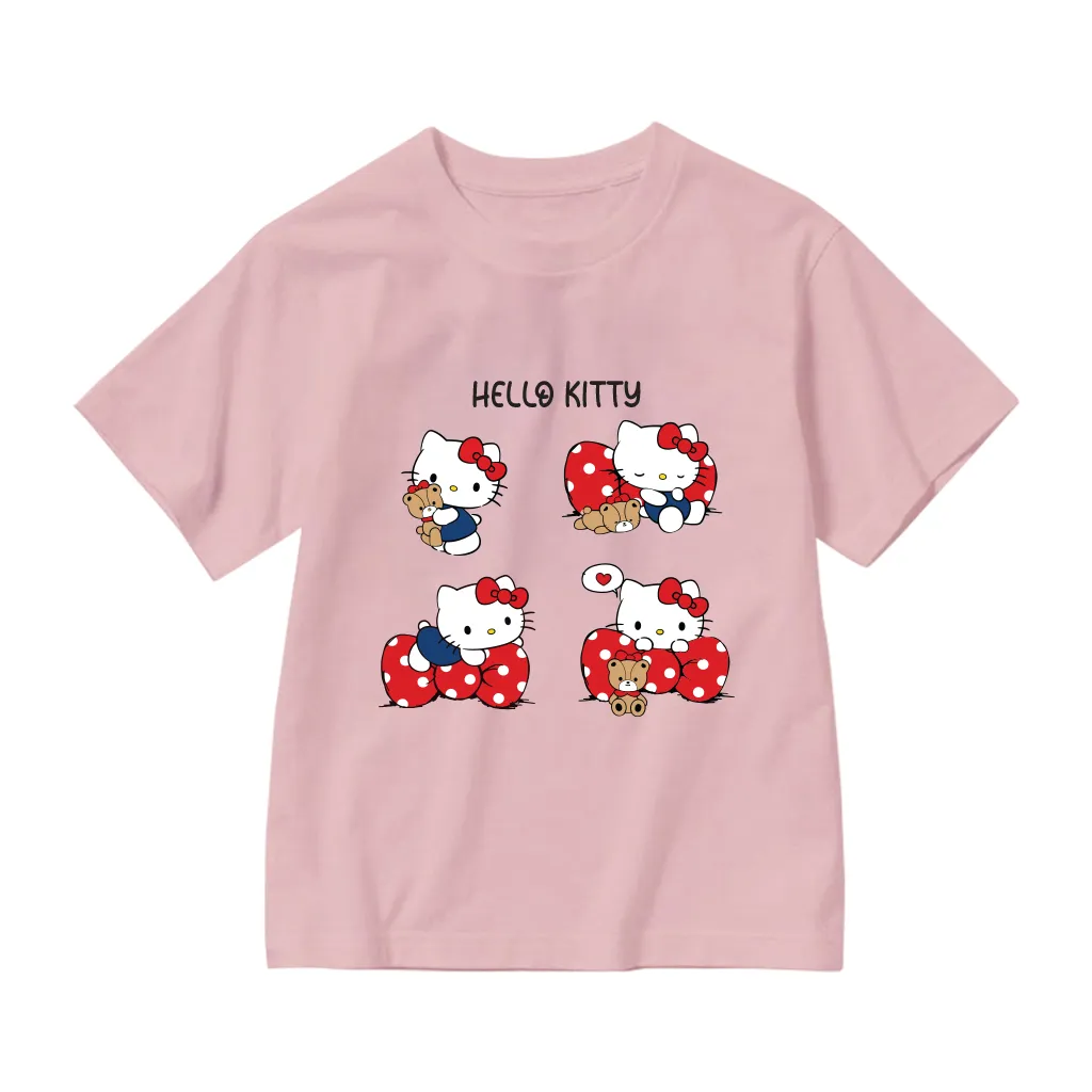 Áo thun kid form rộng Kado chất vải cotton dày dặn thoáng mát thoải mái Hello Kitty 2886_thumbnail_8