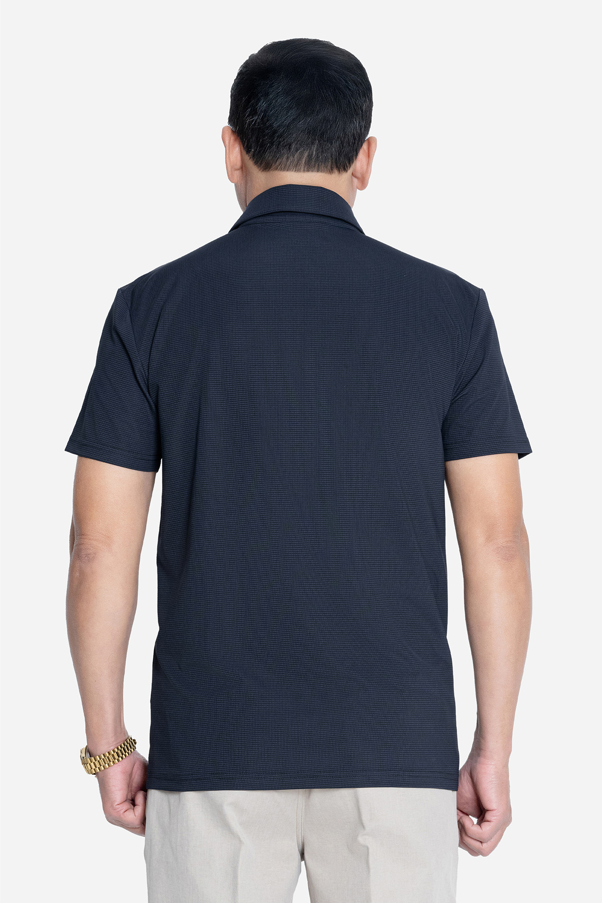 Áo Polo Nam Trung Niên ANCHI Chất Liệu Cotton Phom Suông Vạt Ngang_thumbnail_5