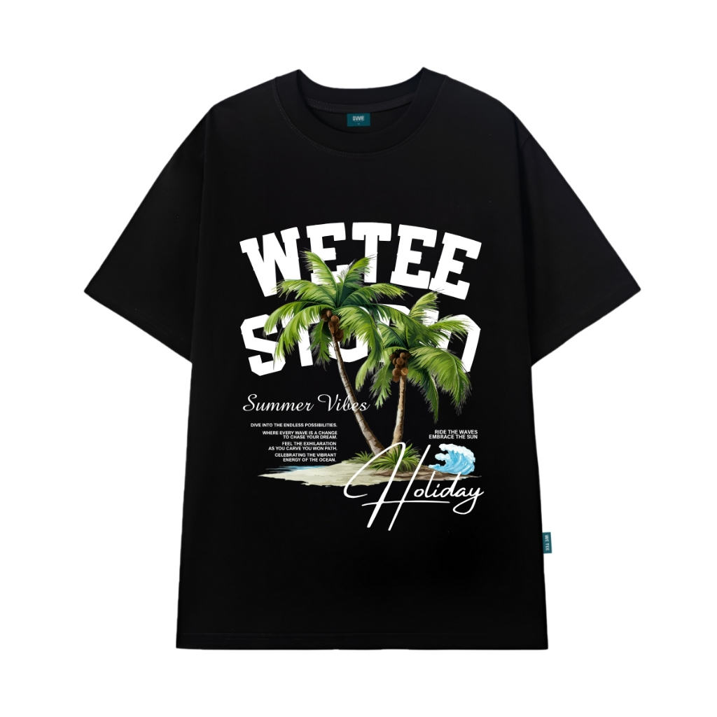 Áo thun unisex local brand We Tee "Đảo Cọ" Summer Vibes form oversize rộng 250gsm cotton - WU1073 WU1073