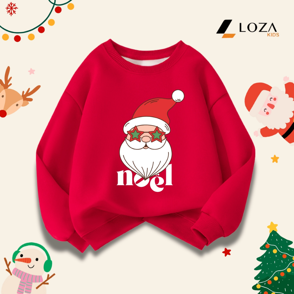 Áo nỉ cho bé in hình giáng sinh nhiều mẫu -  Loza Kids G0429_thumbnail_7