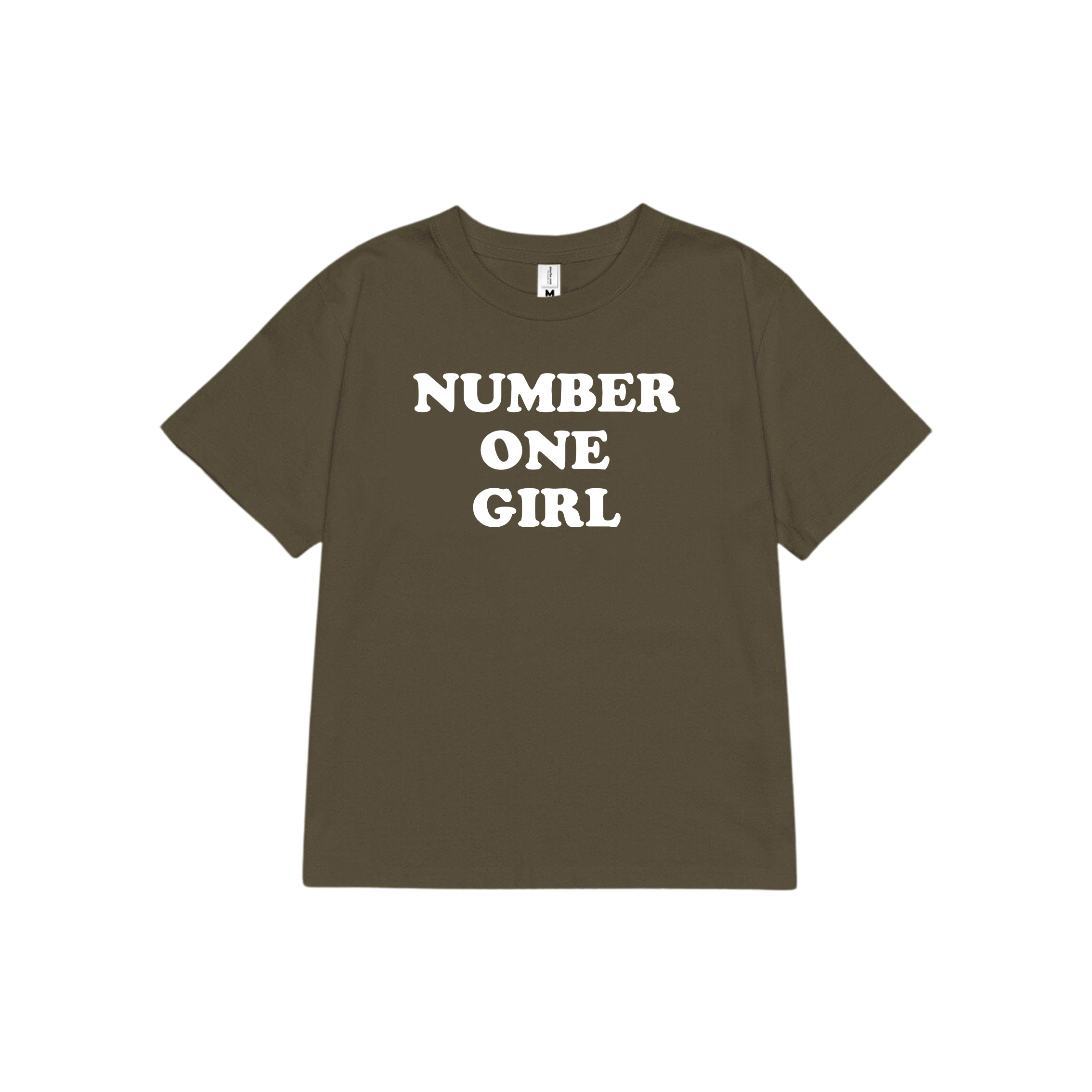 Áo baby tee ôm number one girl 1978 Miucho cổ tròn vải cotton 4c thoáng mát in basic_thumbnail_20