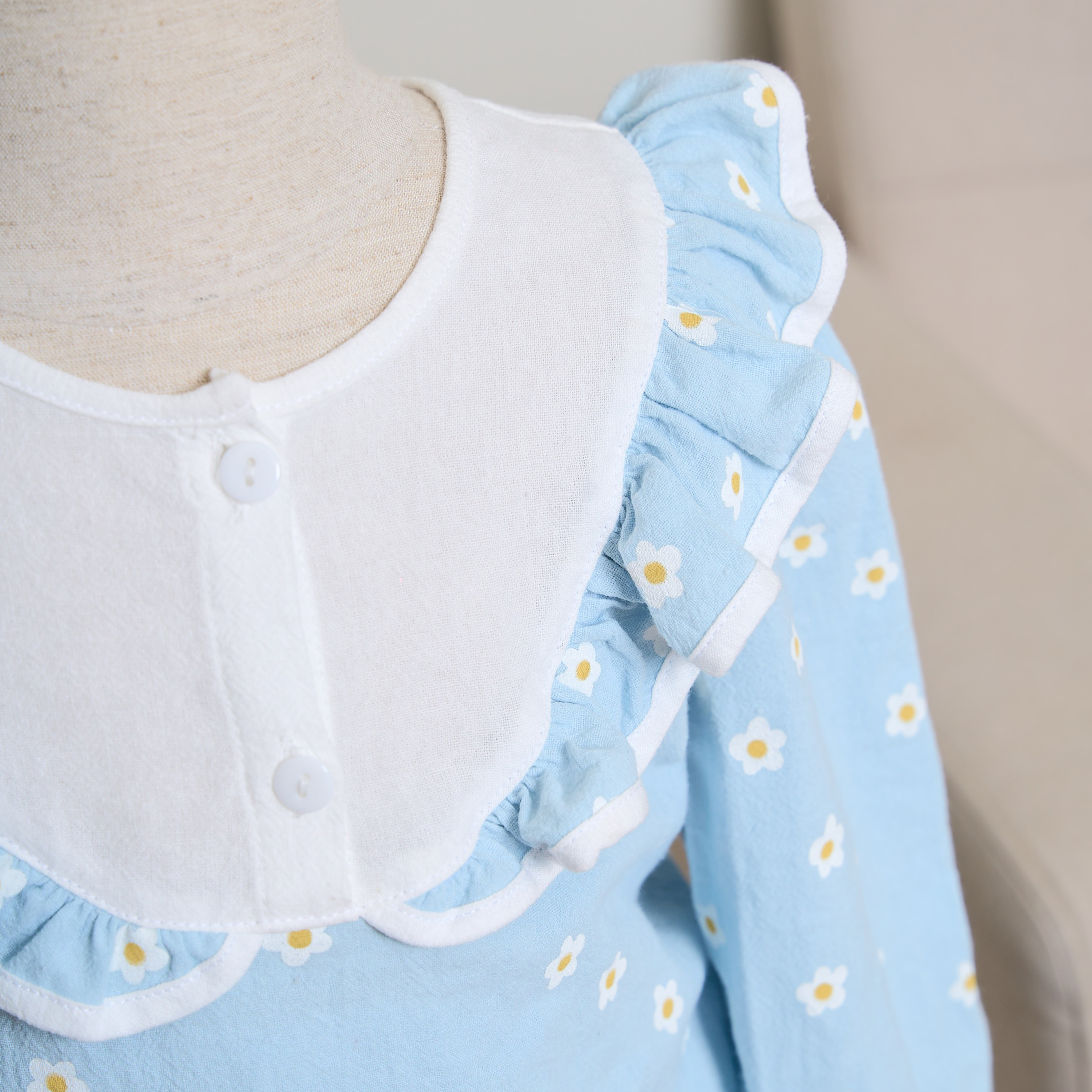 Bộ pyjama hoạ tiết phối bèo viền màu_thumbnail_2