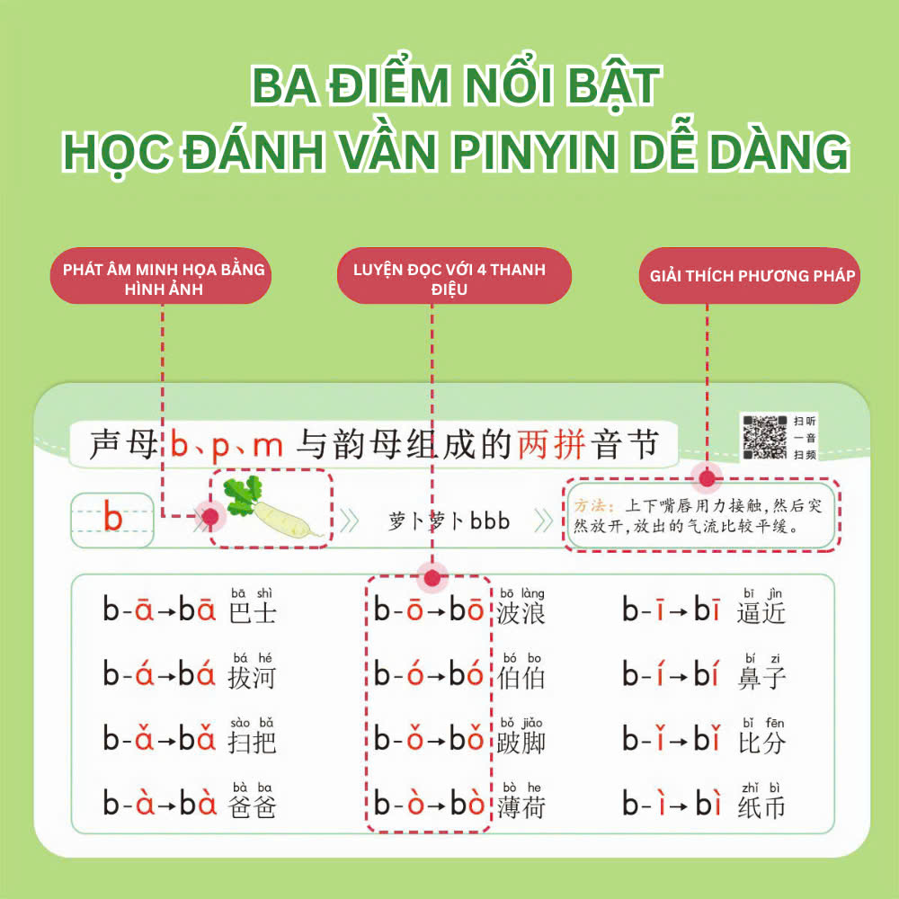 Bộ sách 3 cuốn PINYIN học Tiếng Trung cho bé từ 3 tuổi, kèm video_thumbnail_3