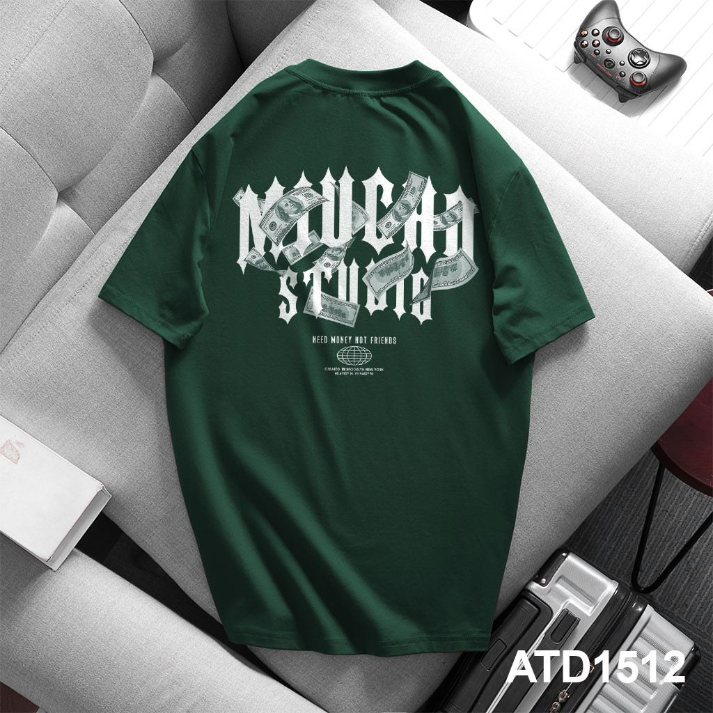 Áo phông form rộng basic local brand ATD1512 Miucho Iconic vải cotton thoáng mát cổ tròn in graphic_thumbnail_10