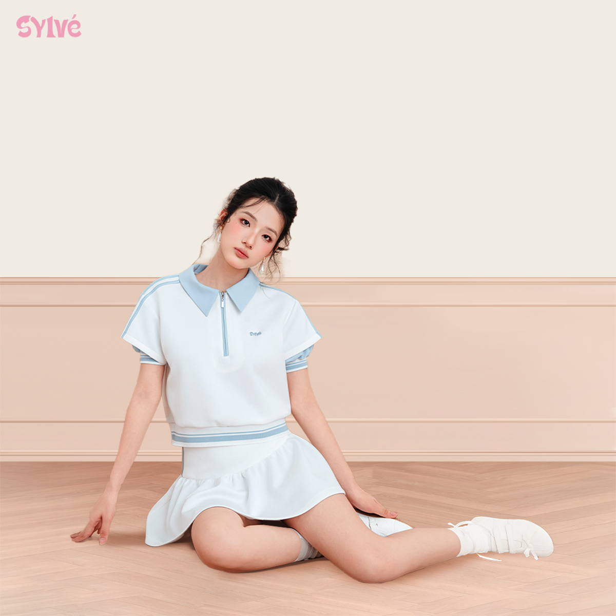 Set Váy Polo SYLVE - AVELIN SET - Áo Polo & Chân Váy Ngắn Chất Liệu Cao Cấp ST01_thumbnail_5