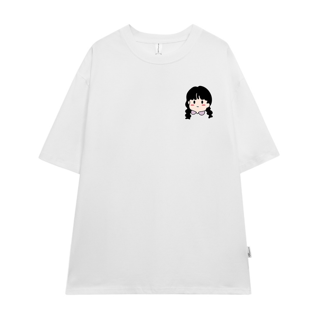 Áo thun cặp đôi cute form rộng unisex ATD1067 Miucho tay lỡ cổ tròn in artwork_thumbnail_19