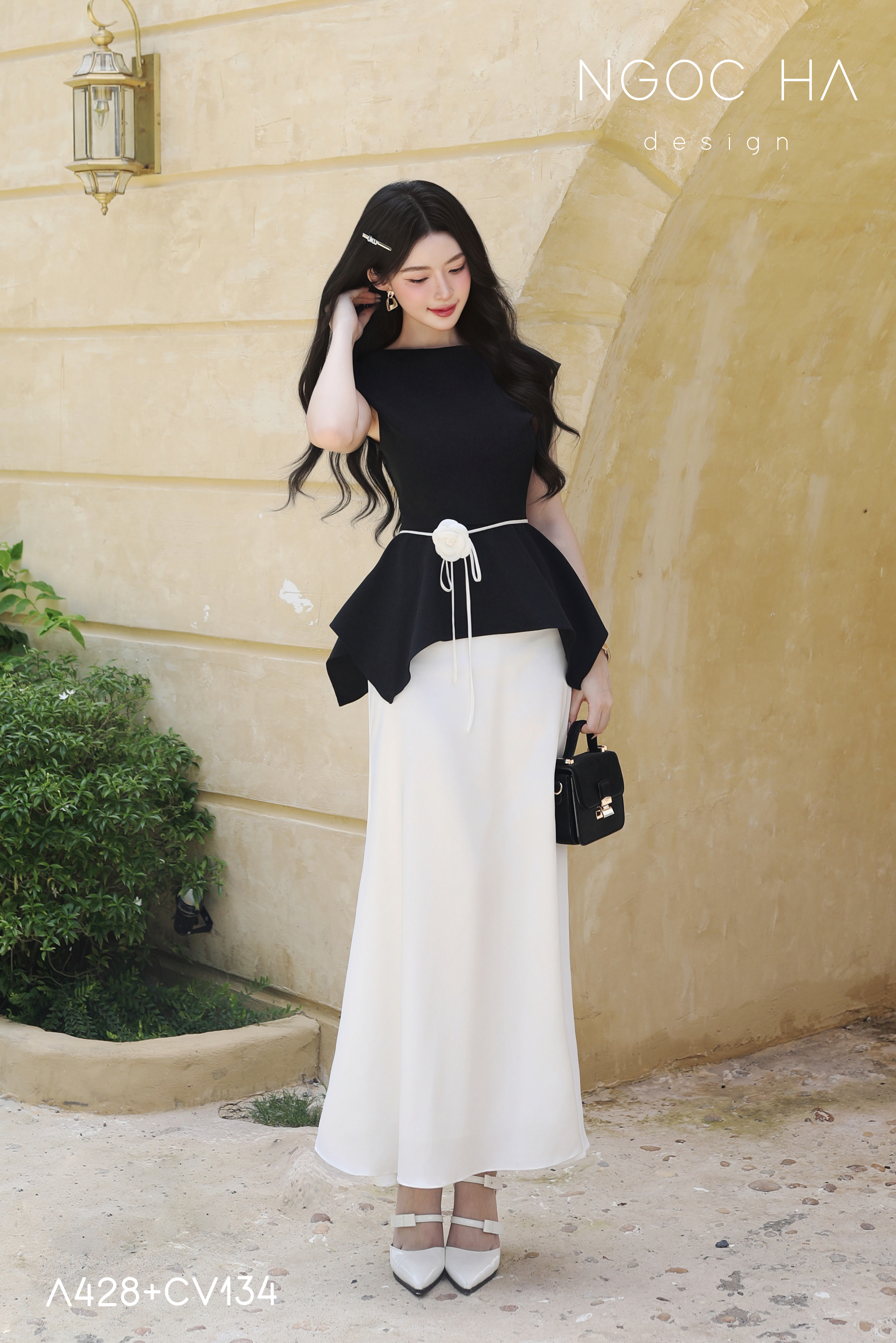 Sofia Top_ Áo Rớt Vai Vạt Rủ Màu Đỏ A428_thumbnail_1