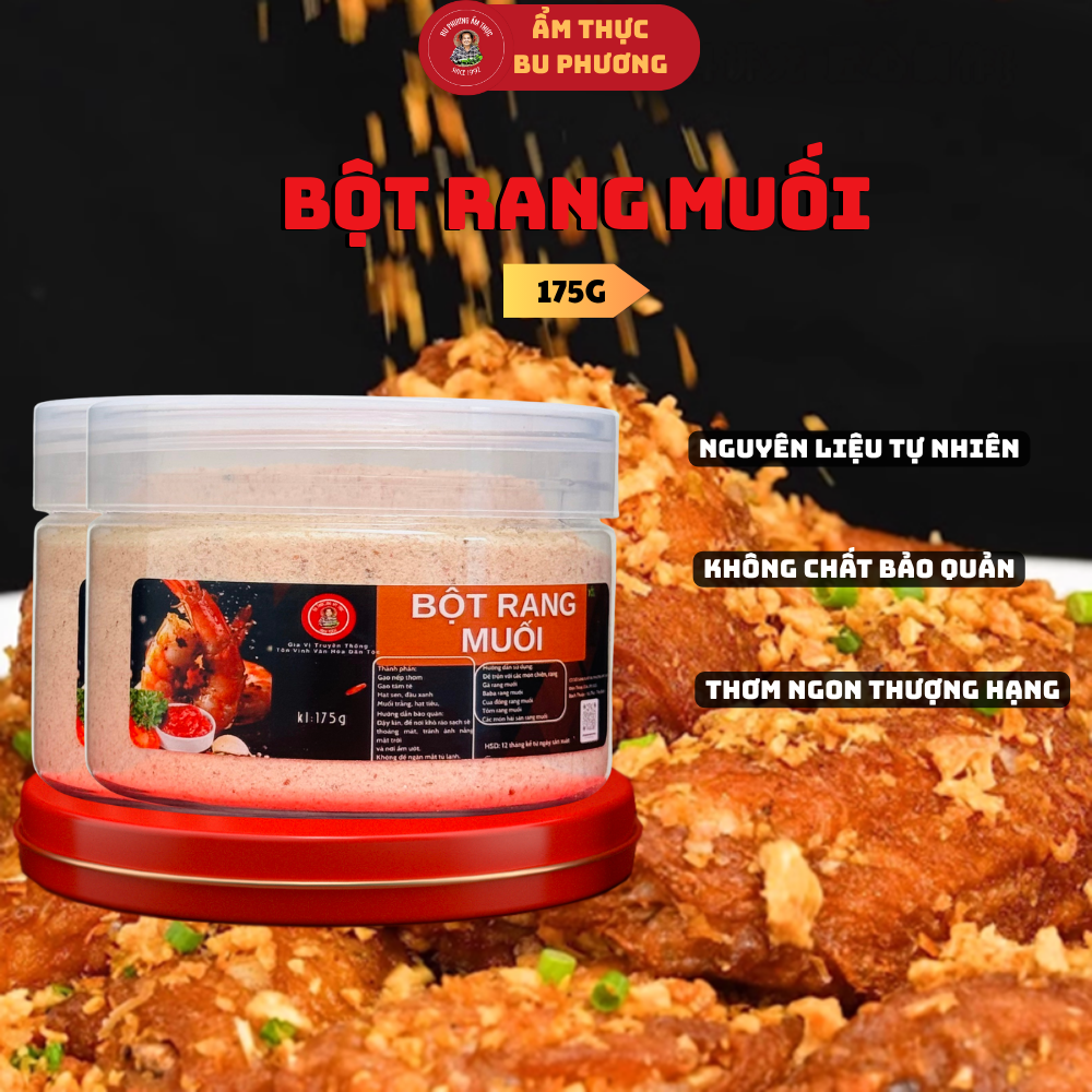 Bột Rang Muối Bu Phương Ẩm Thực 175g - BP06