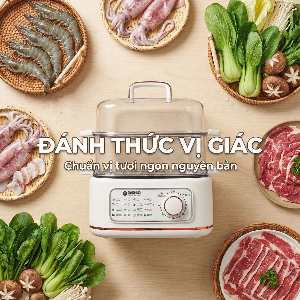 Nồi lẩu hấp thủy nhiệt Mishio MK382 khay hấp inox 304_thumbnail_5