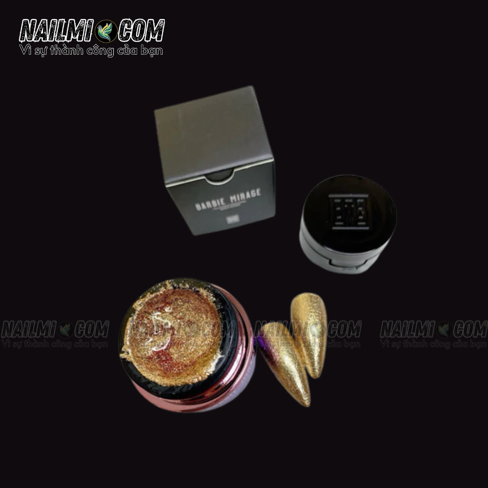 Gel Nhũ viền - ánh vàng đồng - 608 - Barbie Mirage