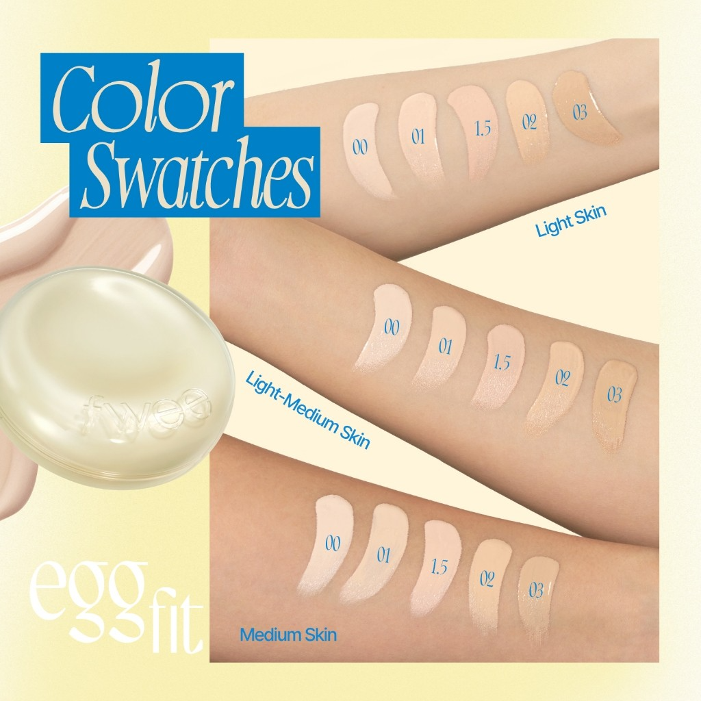 [FWEE] Cushion Fwee Egg-Fit Cover SPF50+ PA+++ 13g