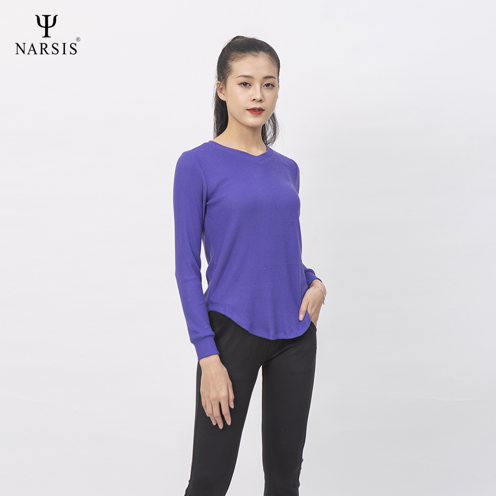 ÁO THU ĐÔNG NỮ L0068 NARSIS CHẤT LIỆU THOÁNG MÁT, DỄ CHỊU, THOẢI MÁI CẢ NGÀY, DỄ VẬN ĐỘNG_thumbnail_0