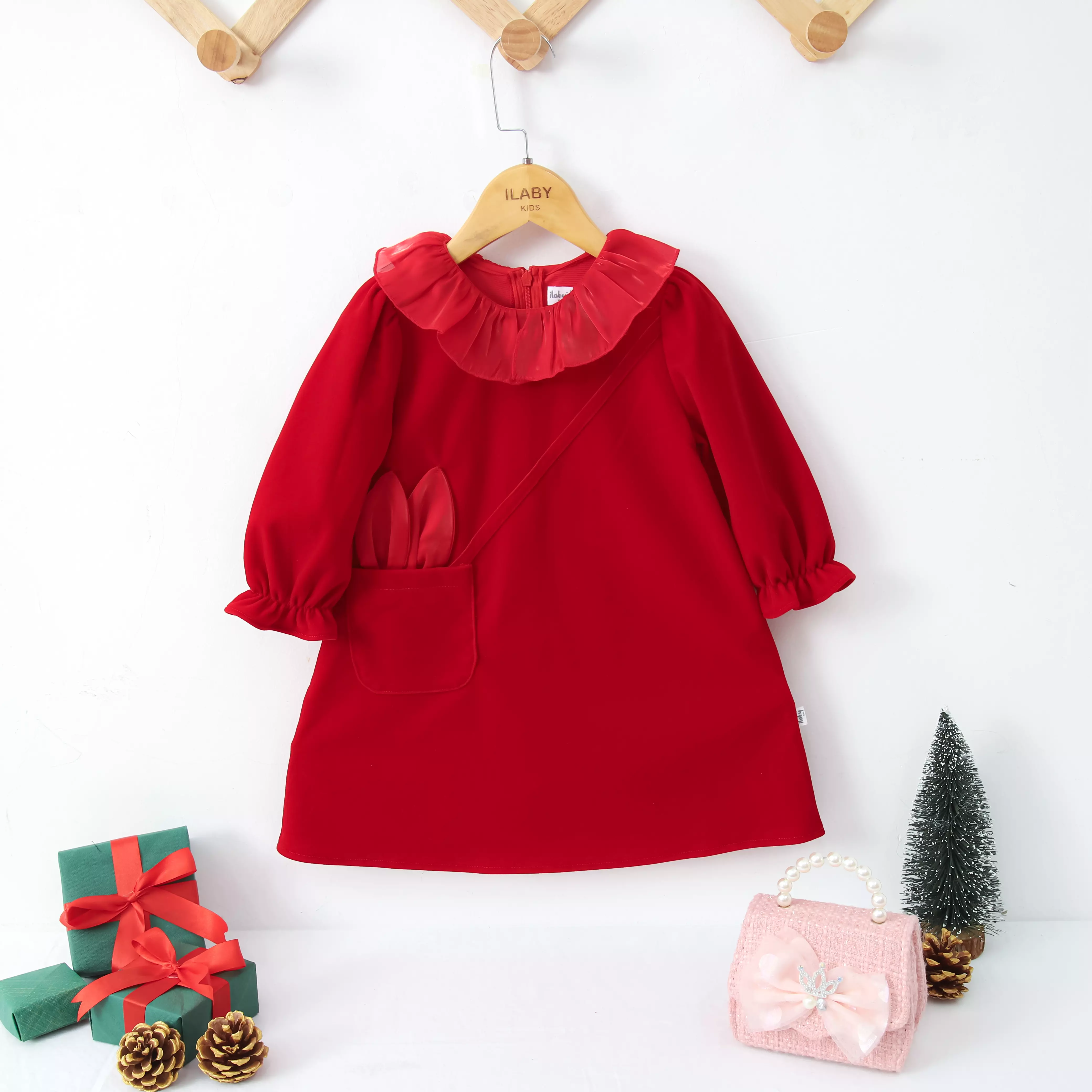 Váy nhung túi tai thỏ_thumbnail_3