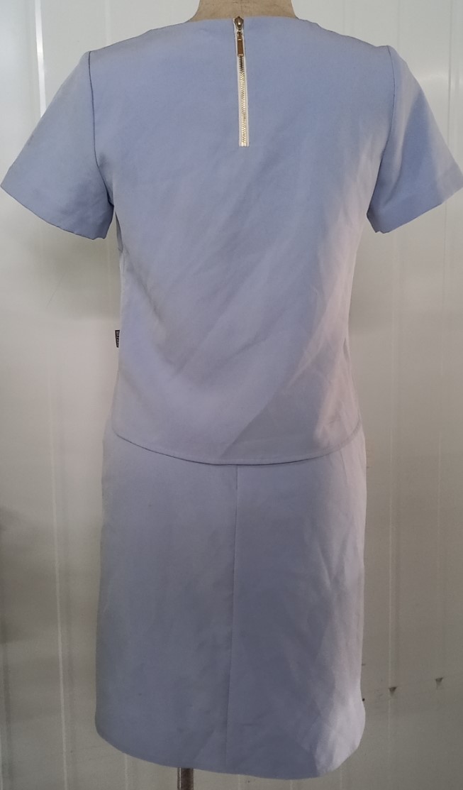 Bộ Áo và chân váy Juyp vải Tuytxi xanh_thumbnail_1