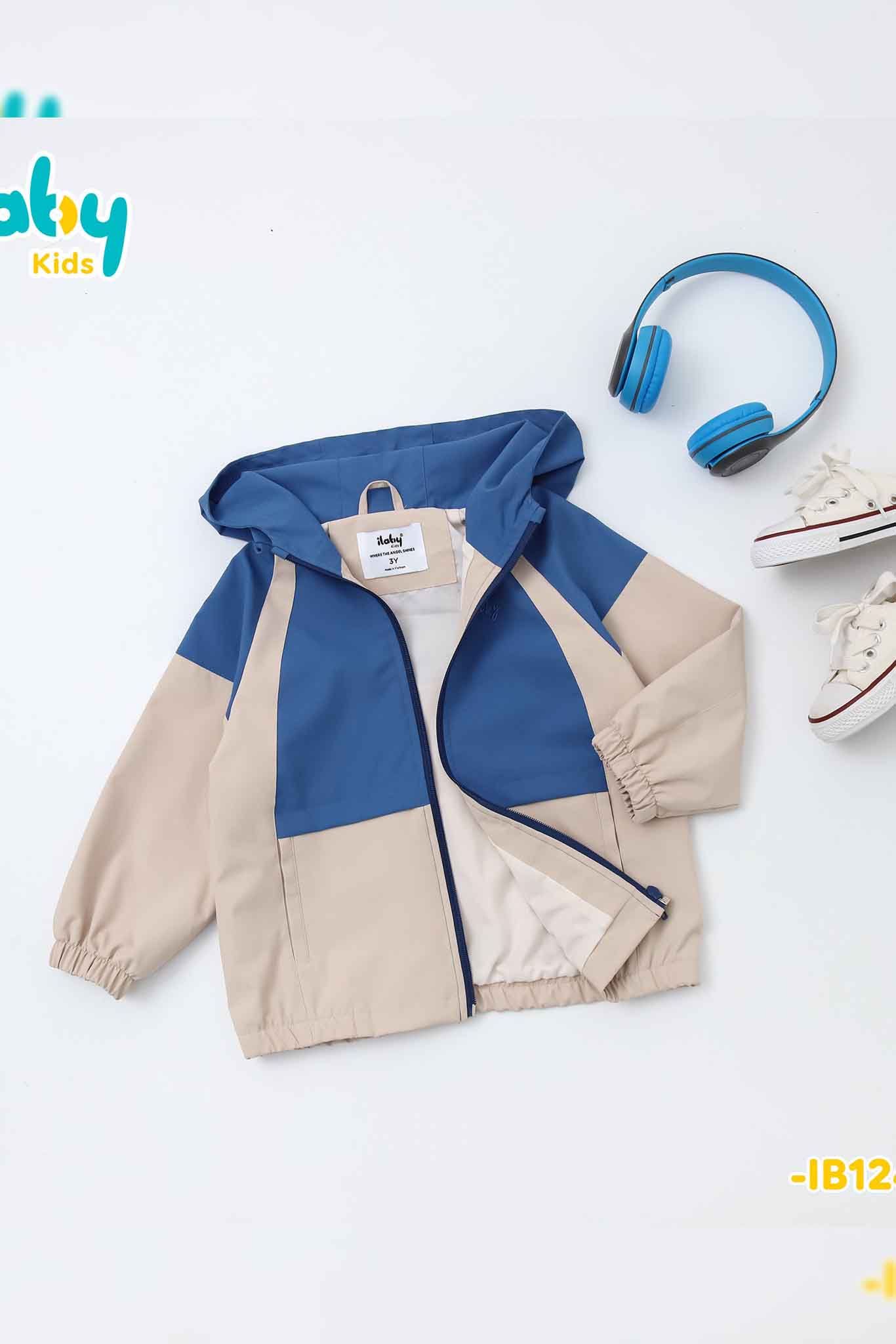 Áo gió phối màu thêu Ilaby_thumbnail_3