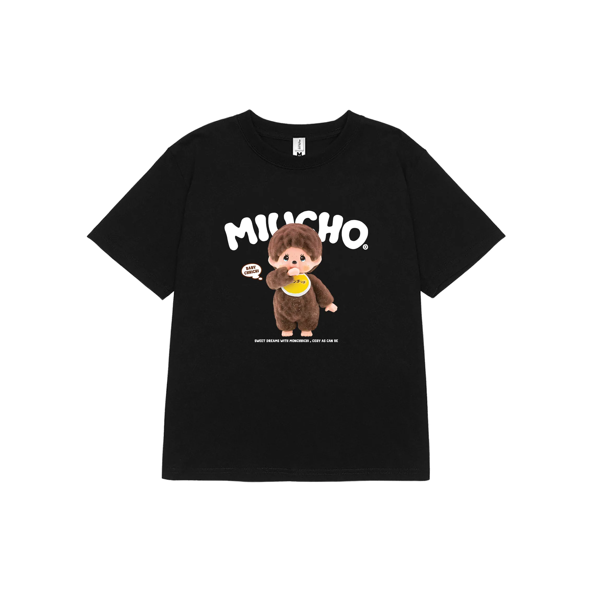 Áo baby tee hình gấu cute chuẩn form tôn dáng 2618 Miucho vải cotton thoáng mát co giãn_thumbnail_7