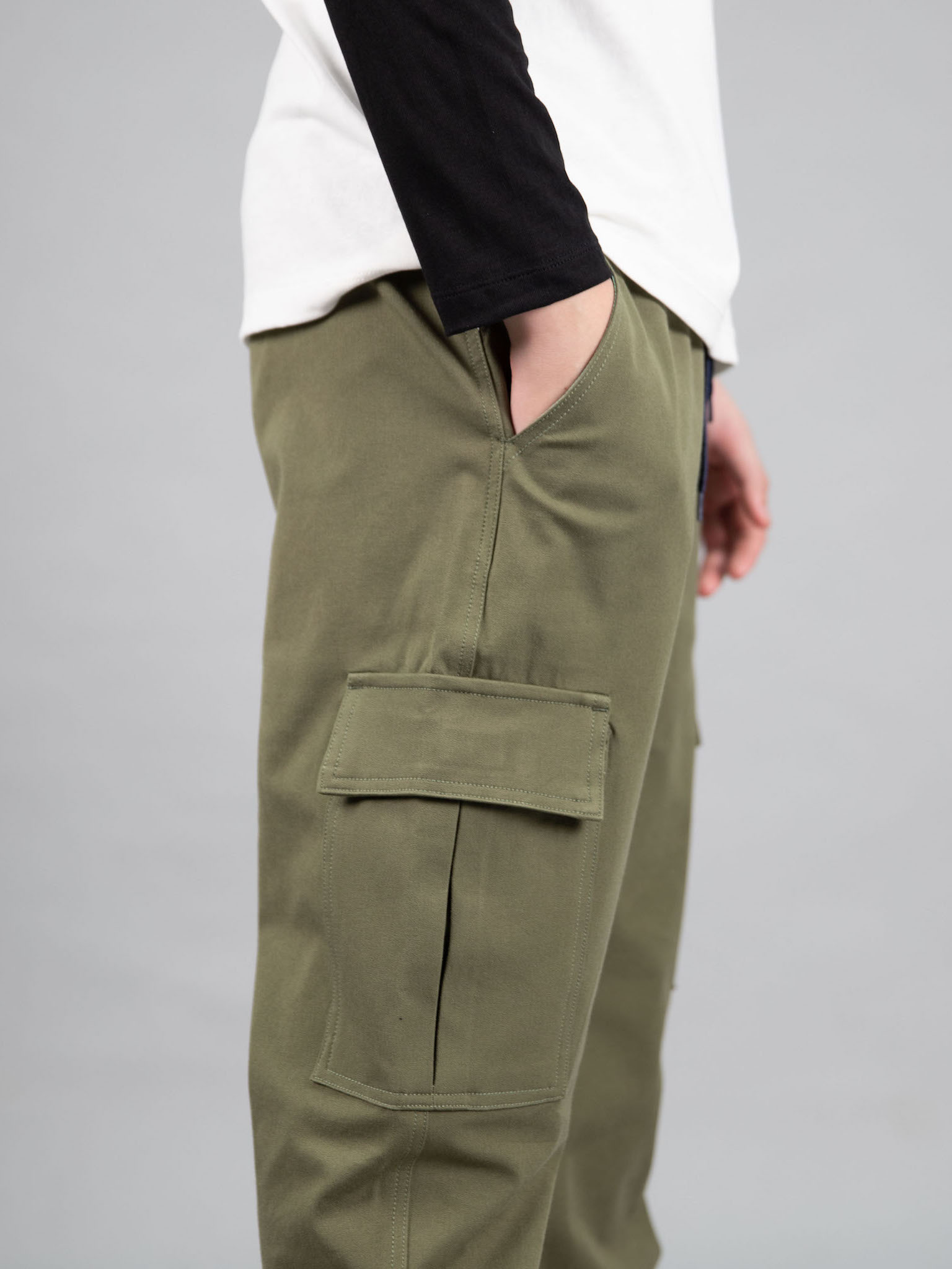 Quần kaki xanh rêu túi hộp_thumbnail_4