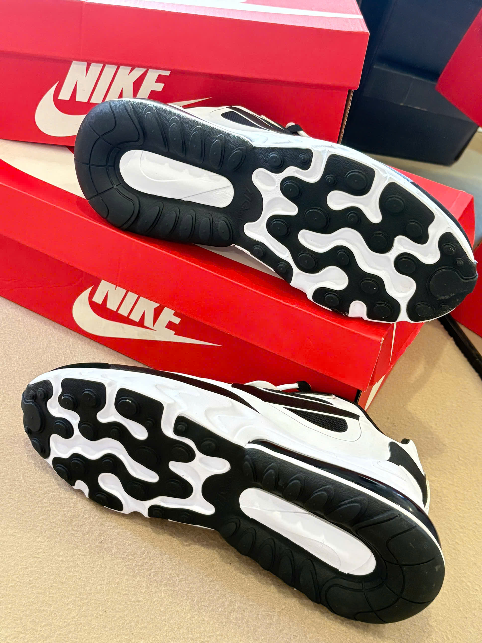 Nike Air Max 270 React Summite White Core Black Shoes CT1646-100_thumbnail_5