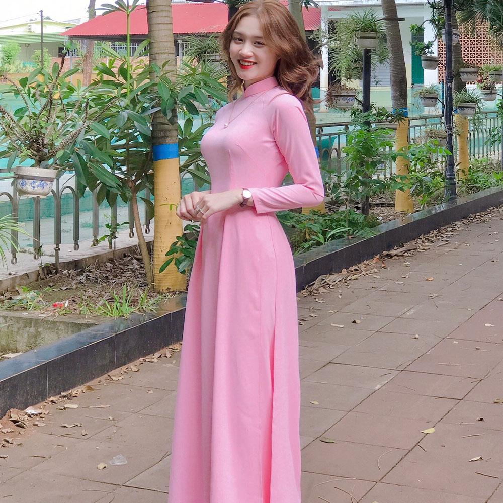 Áo Dài Nữ Truyền Thống Lụa Mỹ Mềm Mại Cao Cấp CT26-110_thumbnail_2