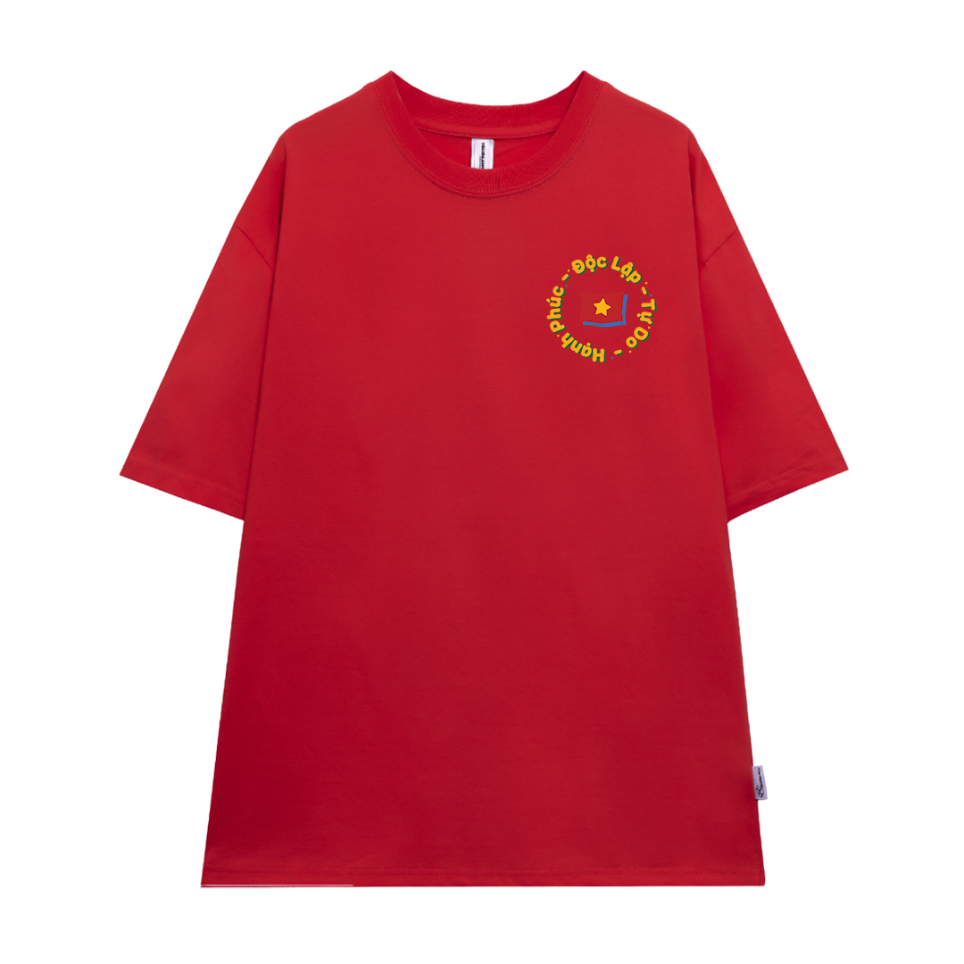 Áo thun local brand Việt Nam tôi yêu 2174 Miucho cổ tròn vải cotton 4c 220gsm thoáng mát in mix_thumbnail_0