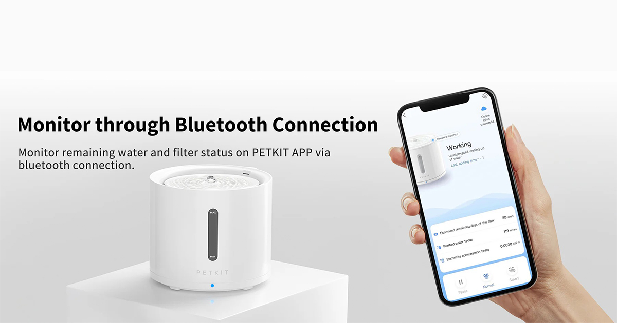 PETKIT EVERSWEET Solo 2 Cordless Pet Water Fountain