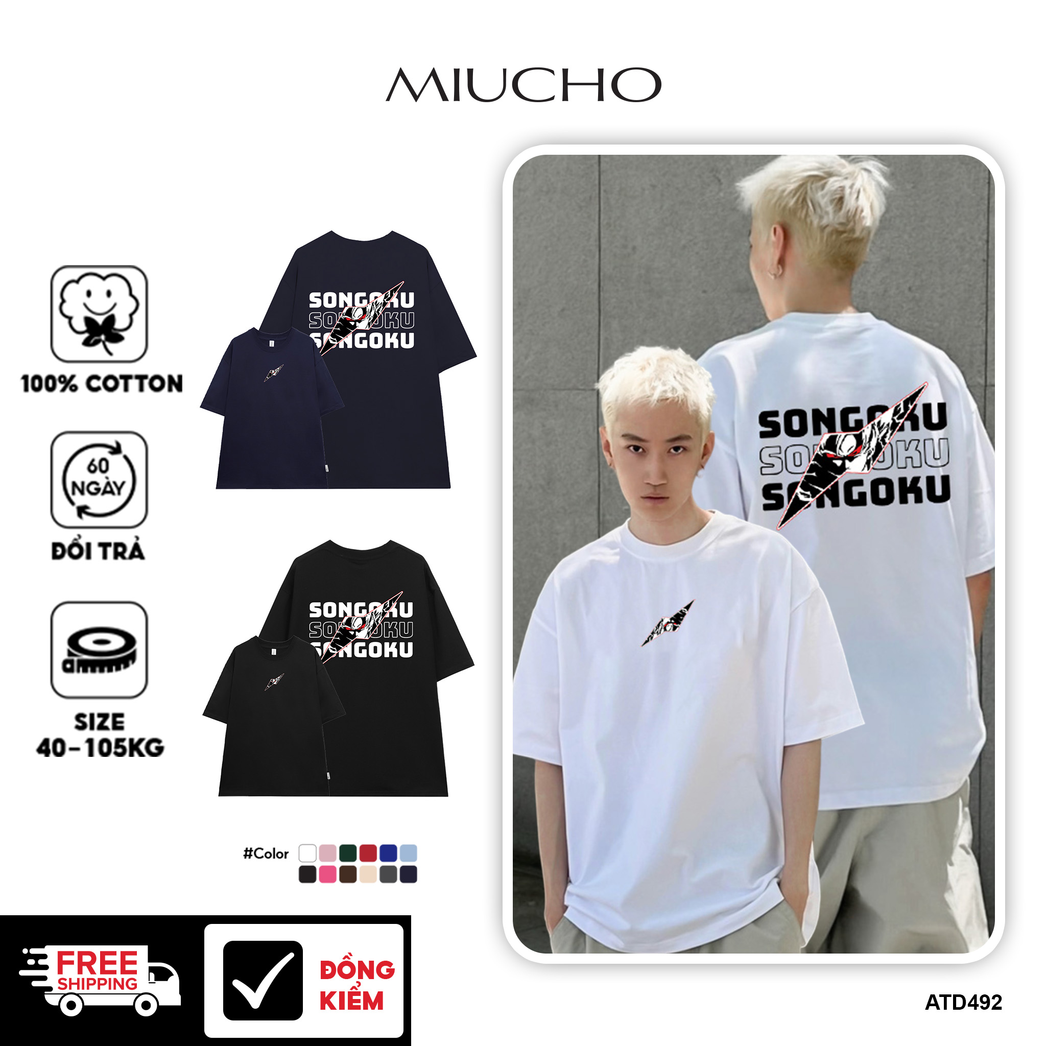 Áo thun nam form rộng ATD492 Miucho Man cotton cổ tròn in mix_thumbnail_1