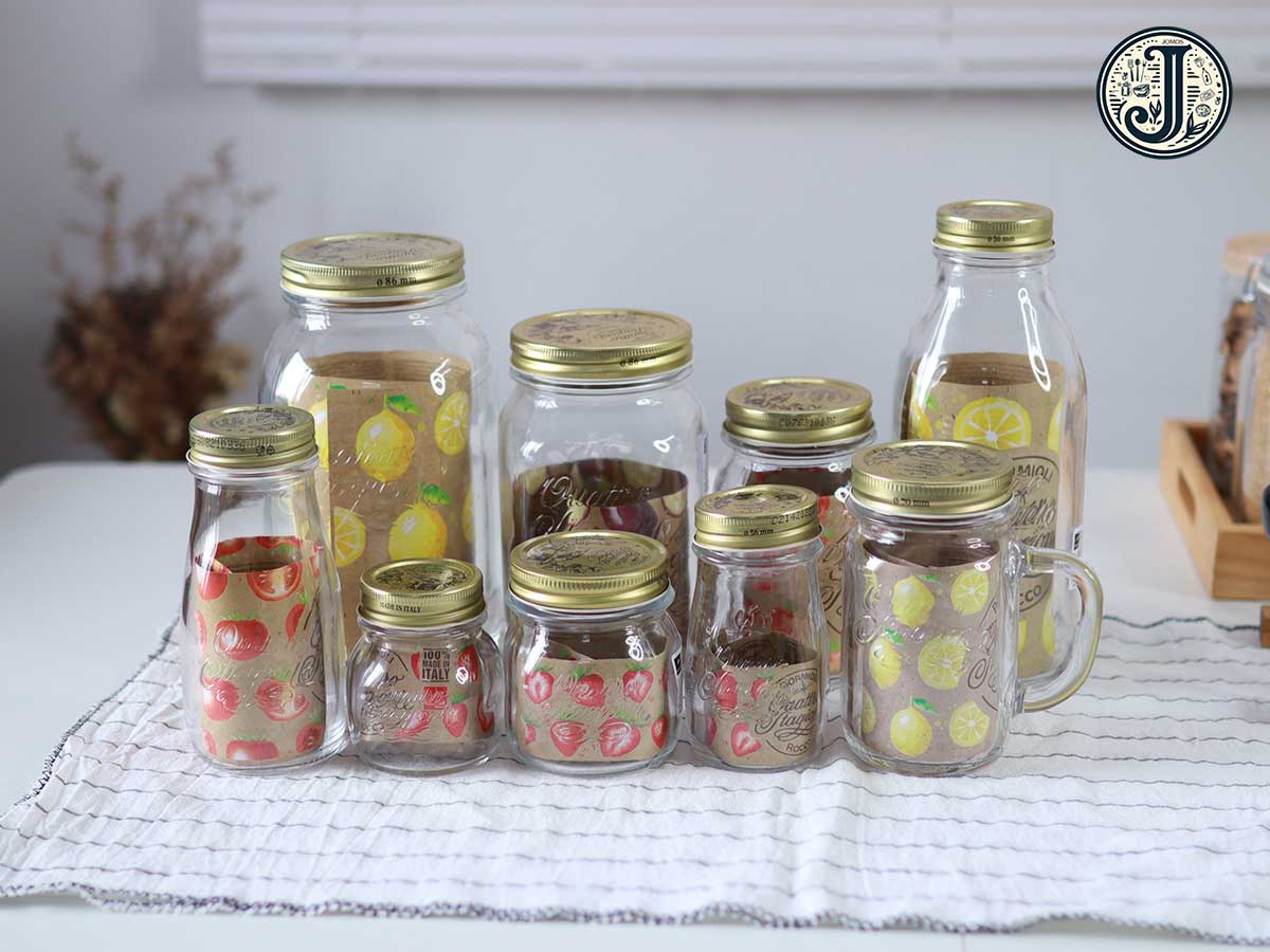 Hũ Thủy Tinh Nắp Vặn Quattro Stagioni