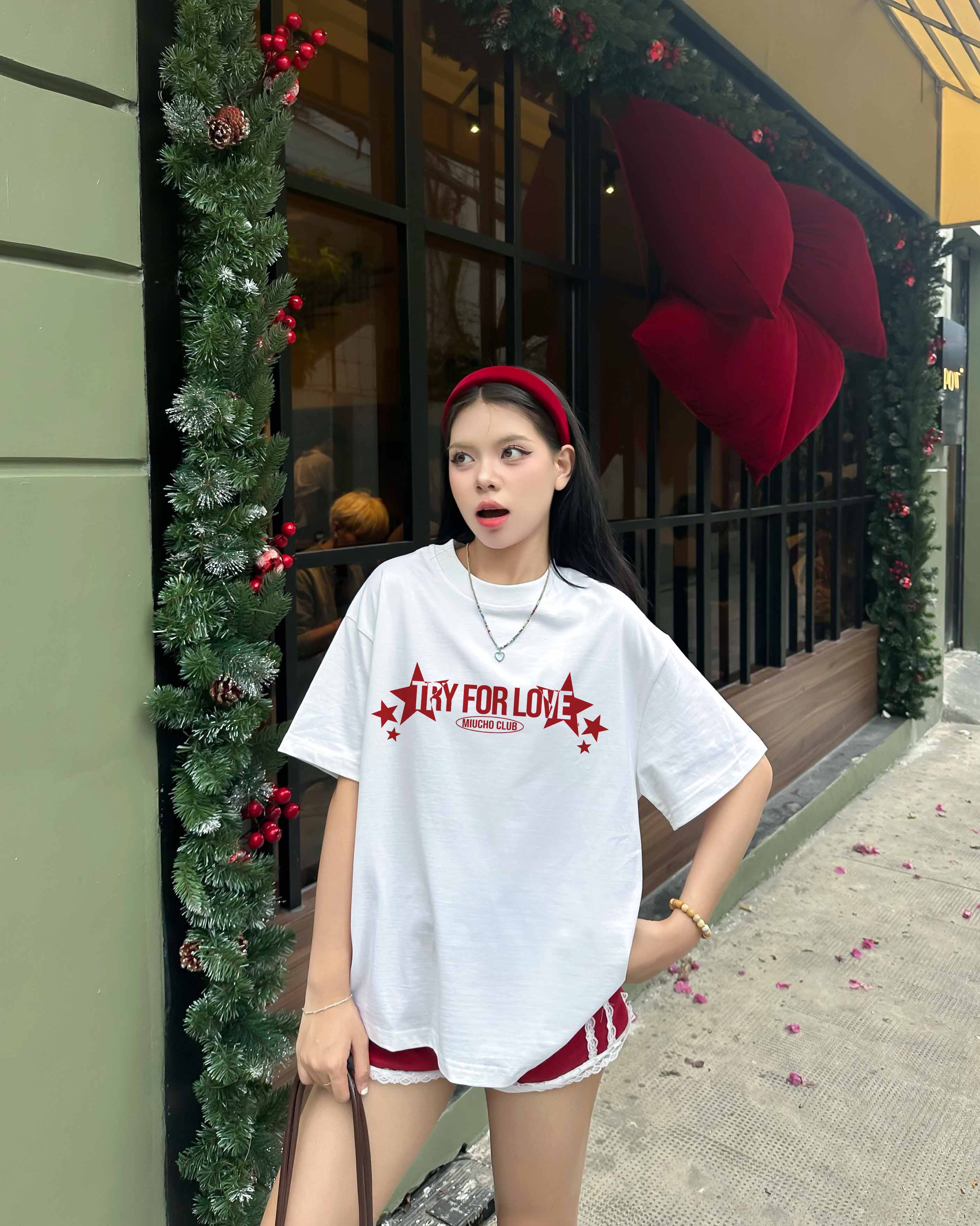 Áo phông đôi nam nữ form boxy 1982 Miucho Club cổ tròn vải cotton 2c 250gsm in mix_thumbnail_5