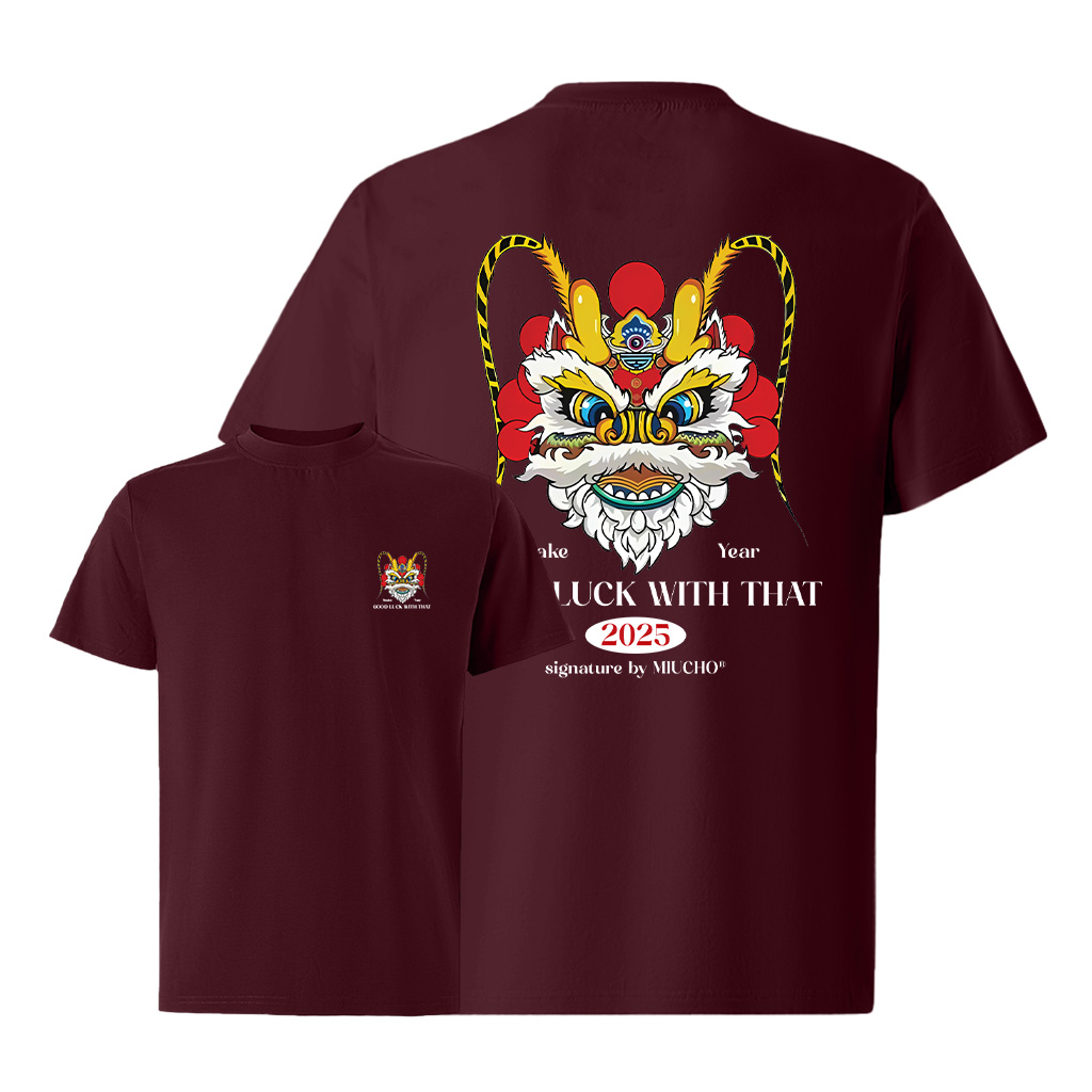 Áo phông nam form rộng 1874 Miucho Iconic vải cotton 4c thoáng mát cổ tròn in mix_thumbnail_12