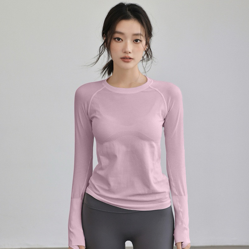 Áo Thun Thể Thao Tay Dài Cổ Tròn Dáng Ôm Body_thumbnail_2