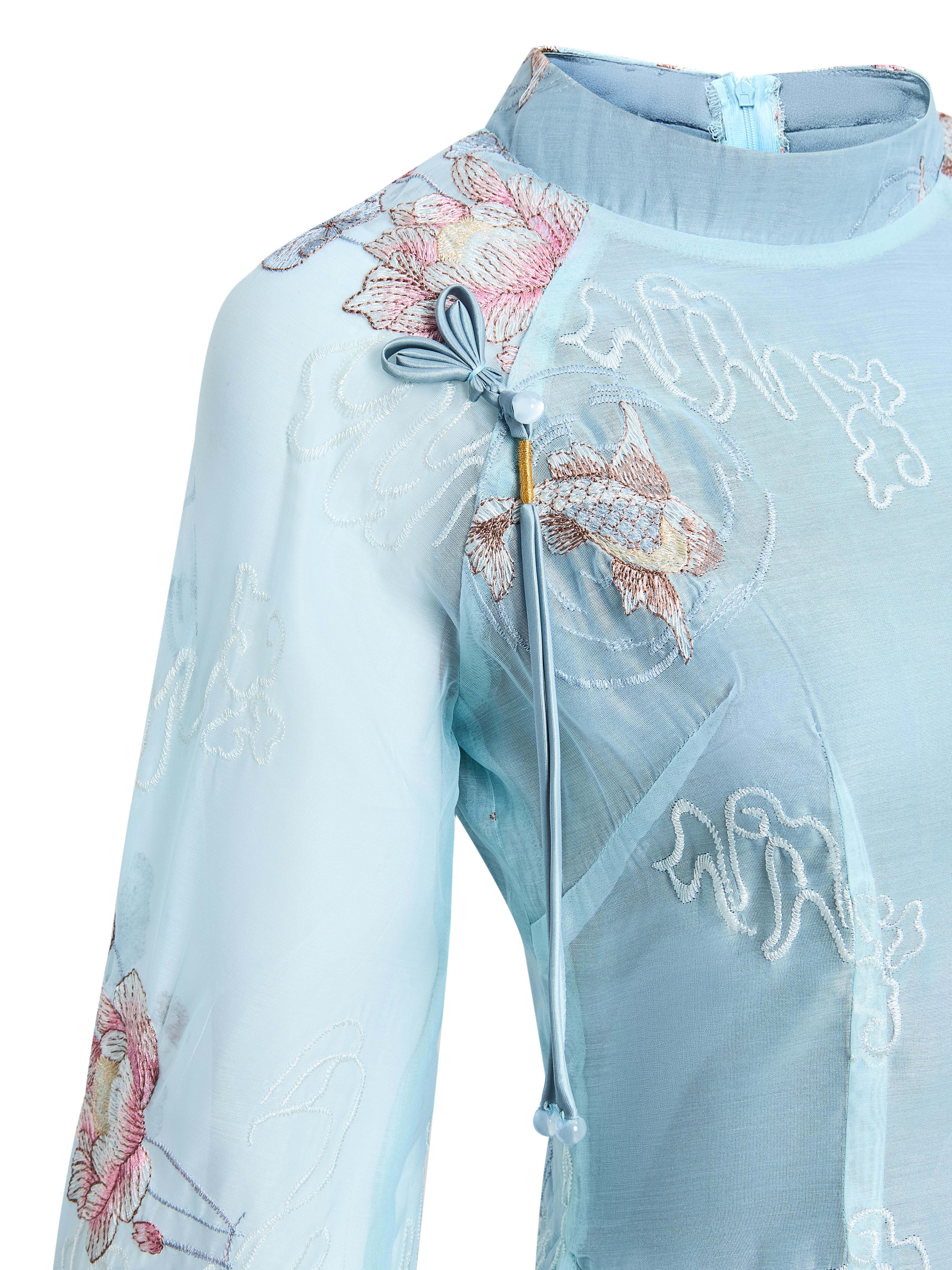 BIGSIZE NỮ - Sét áo dài thêu hoa sen V-AD030_thumbnail_7