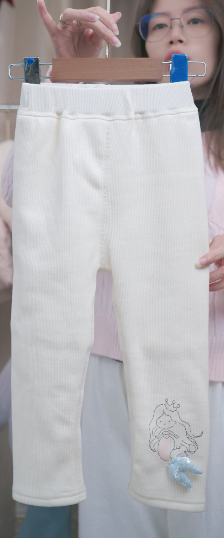 (Q146) Quần legging kem họa tiết tiên cá Seven