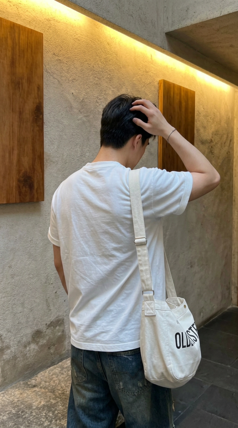 Áo thun trơn unisex form boxy AXT01 Miucho chất vải cotton co giãn 2 chiều_thumbnail_6