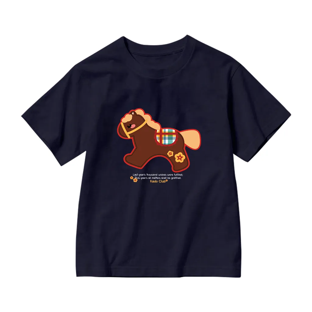 Áo thun form rộng bé gái Kado vải cotton thoáng mát mềm mại Ngựa gỗ đáng yêu 2906_thumbnail_15