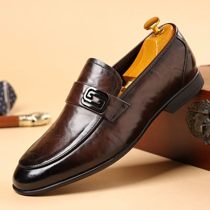 ELG36 - GIÀY DA BÒ XỊN DÀNH CHO NAM