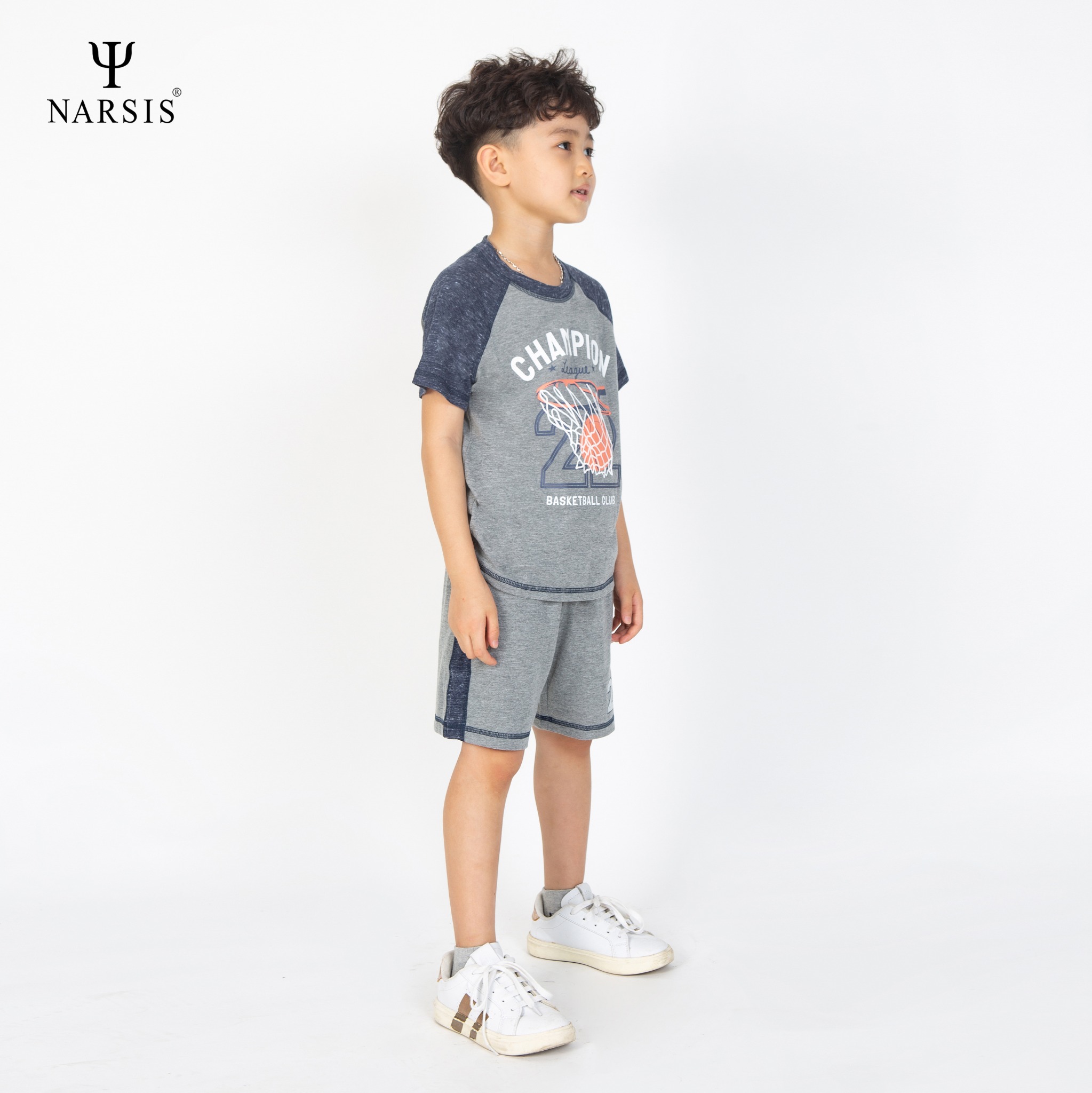 BỘ HÈ BÉ TRAI KE1008 NARSIS CHẤT LIỆU THOÁNG MÁT, DỄ CHỊU, THOẢI MÁI CẢ NGÀY, DỄ VẬN ĐỘNG_thumbnail_0