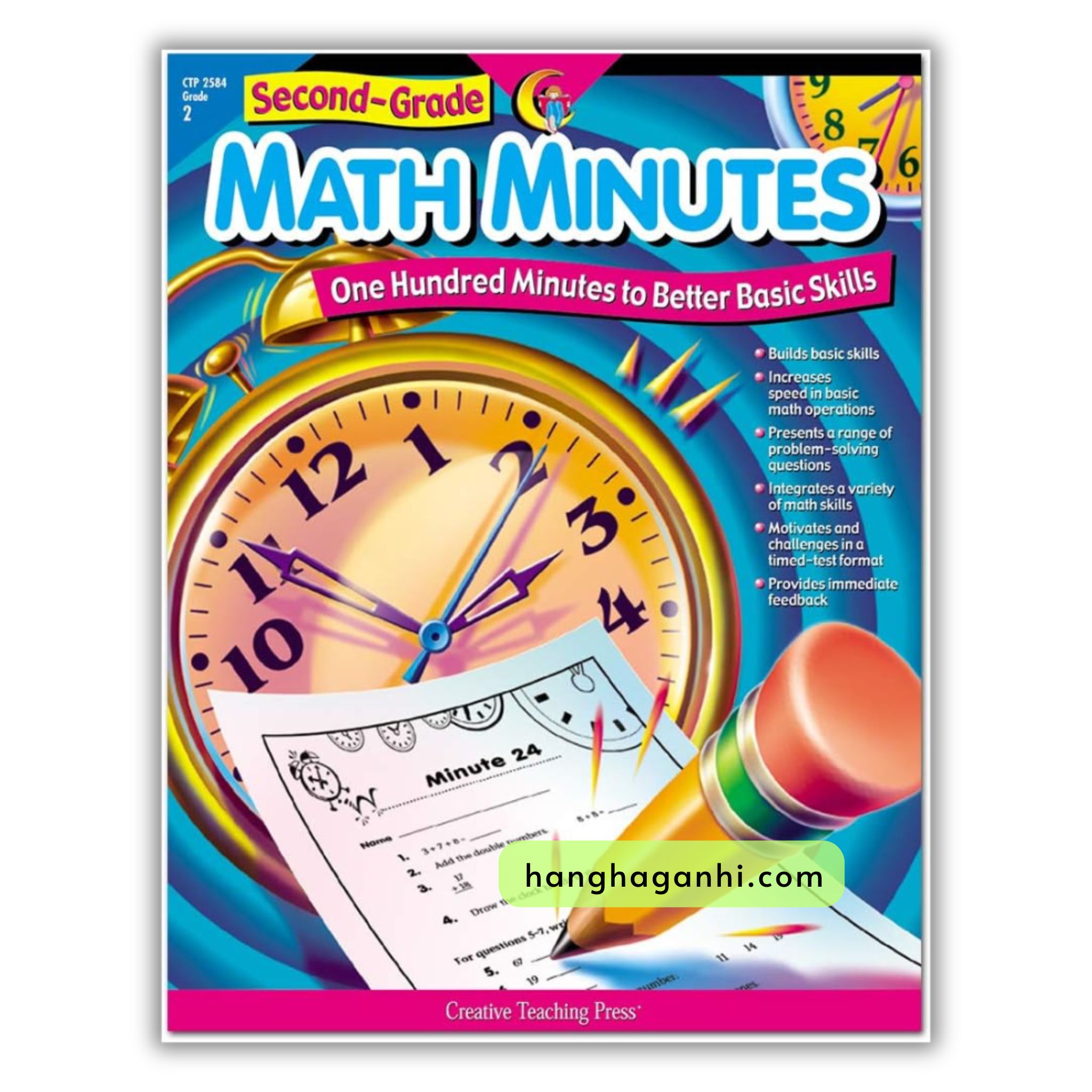 Math Minutes Grade 2- Sách Toán Tiếng Anh cho bé lớp 2