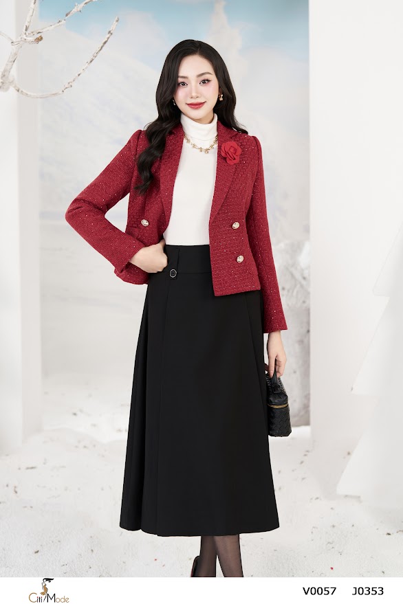 Vest cổ 2 ve màu đỏ đo_thumbnail_2