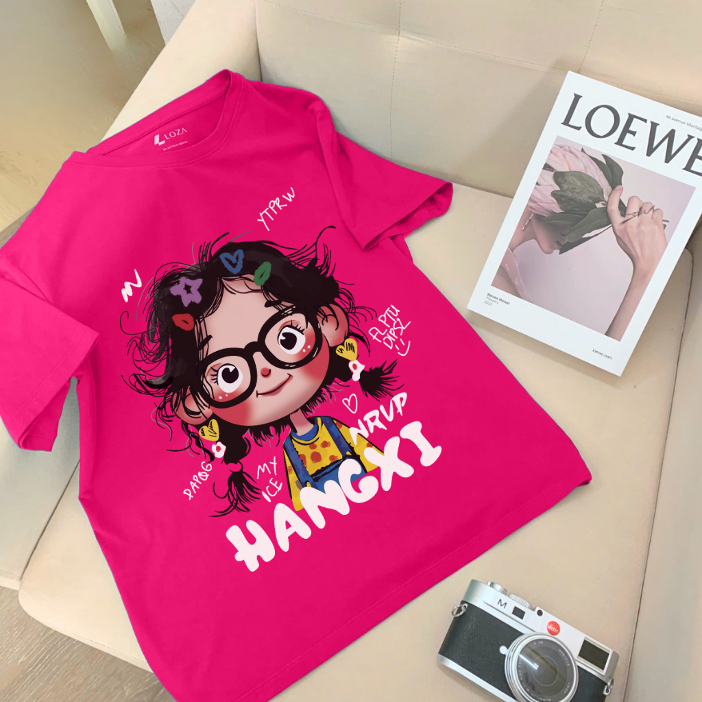 [HOT TREND] Áo phông nữ in hình bé gái nhiều màu - 𝐋𝐎𝐙𝐀 RT8261_thumbnail_3