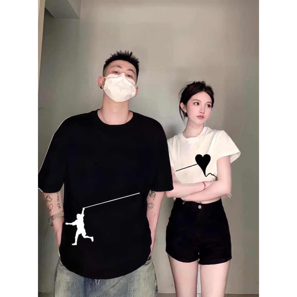 Áo cặp đôi in hình - Áo thun Nam nữ Loza G0065_thumbnail_1