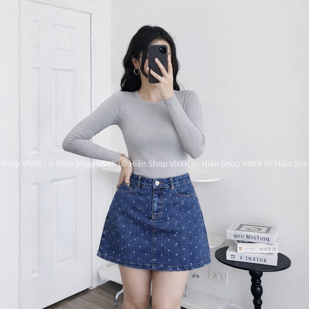 CHÂN VÁY ZARA CHẤM BI