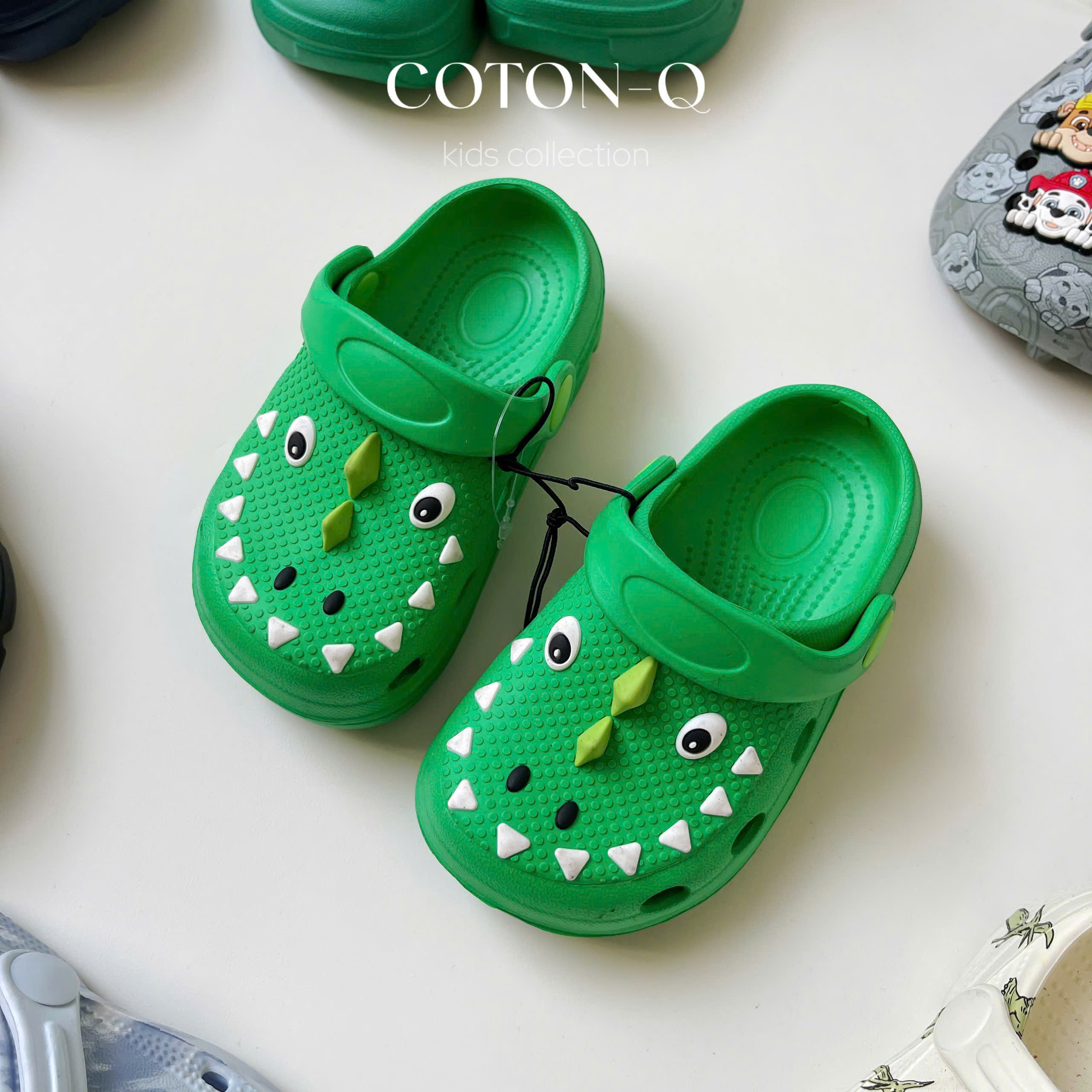 Dép crocs bé trộn kiểu ( BÉ TRAI ) - lỗi dơ, móp nhẹ_thumbnail_4