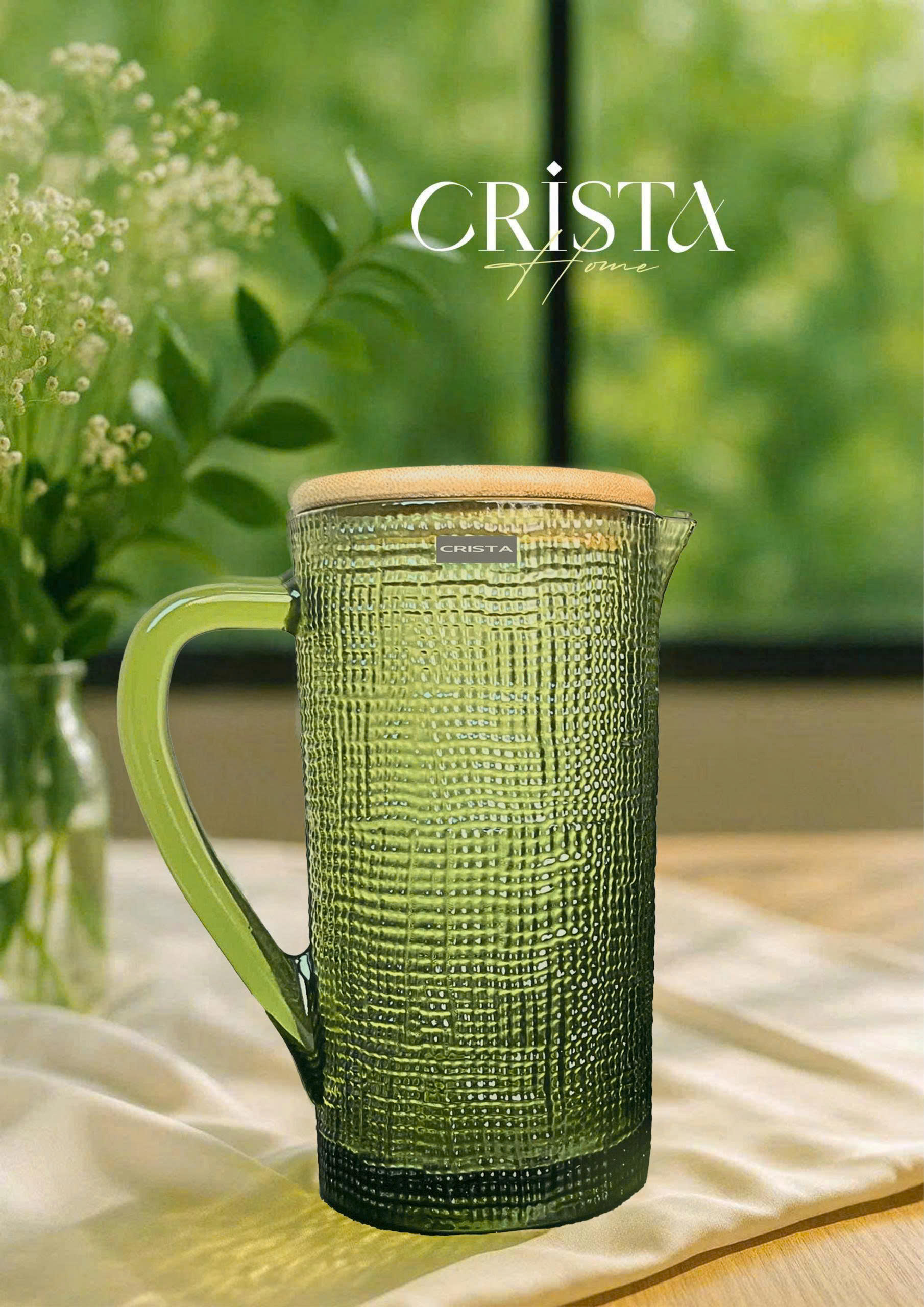 Bình thủy tinh CRISTA HOME vân lưới dập nổi 1000 ml_thumbnail_13