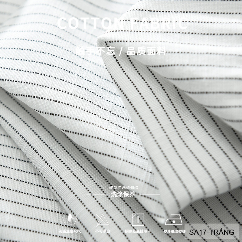 SA17 - Áo sơ mi nam dài tay thêu họa tiết mèo, form rộng, chất cotton 100%, phối sọc thời thượng_thumbnail_7