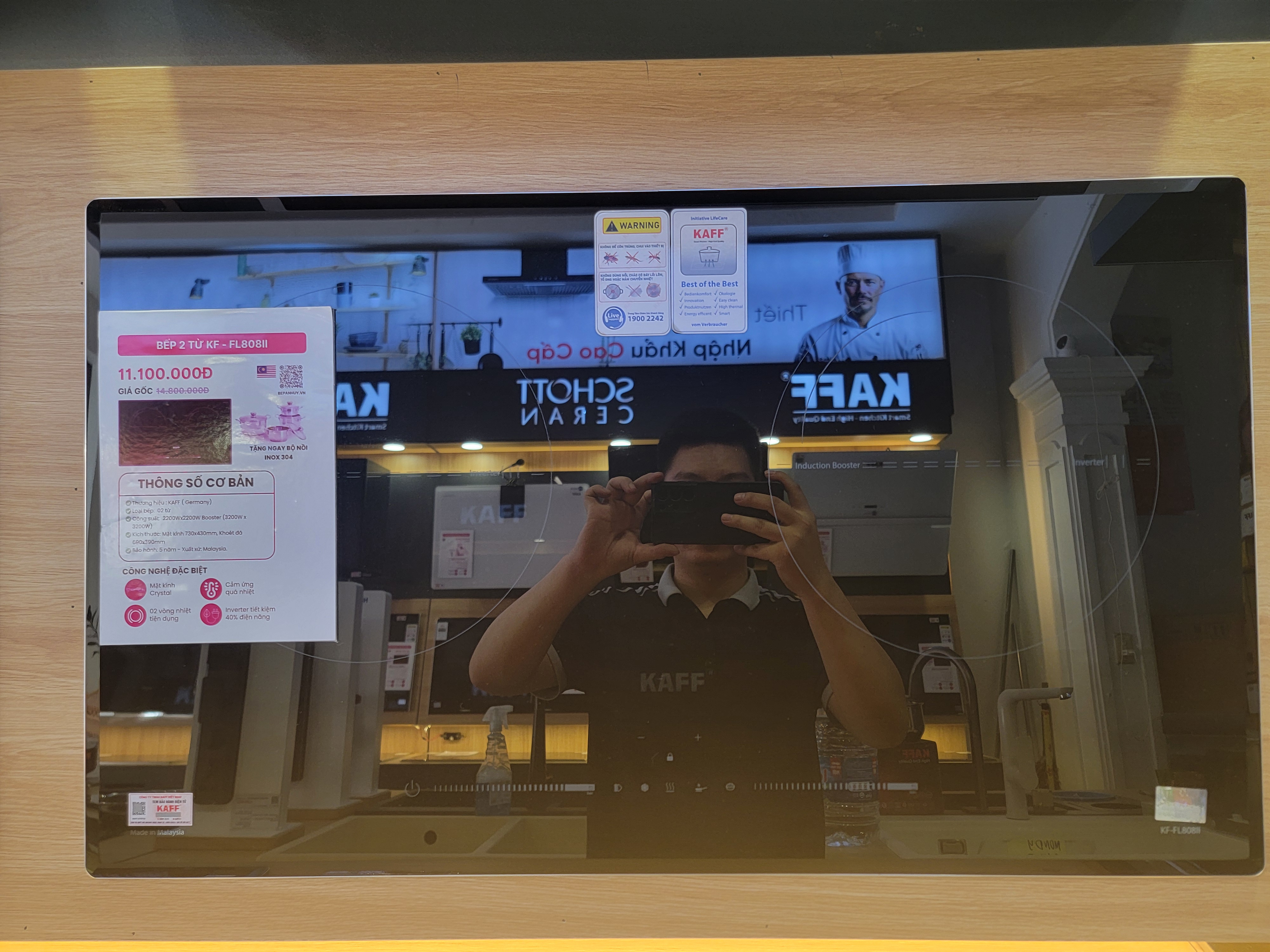Bếp 2 từ KF - FL808II trưng bày_thumbnail_2